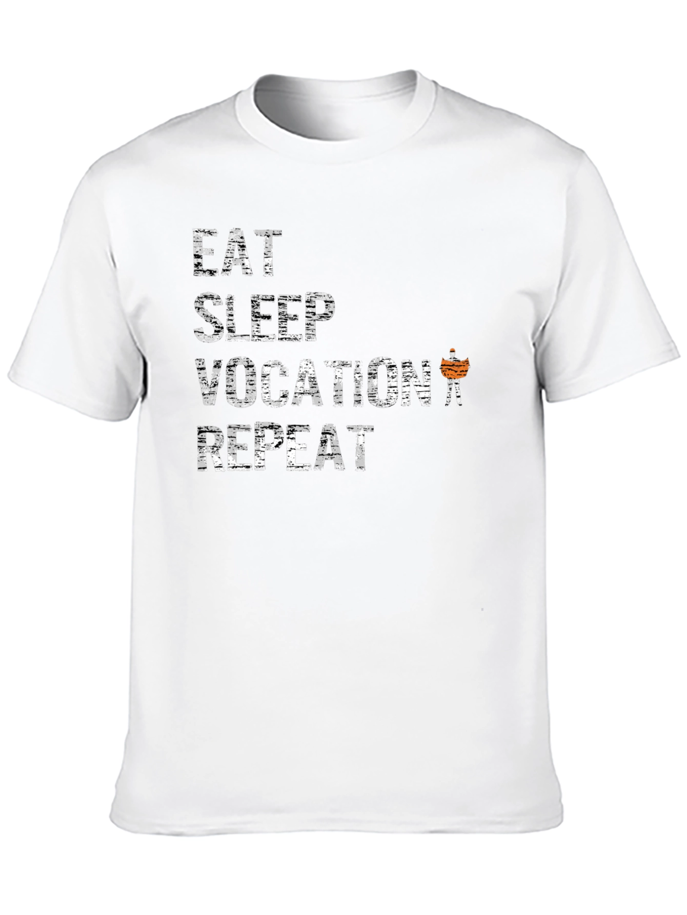 Eat Sleep Vacation Repeat Graphic T-Shirt
