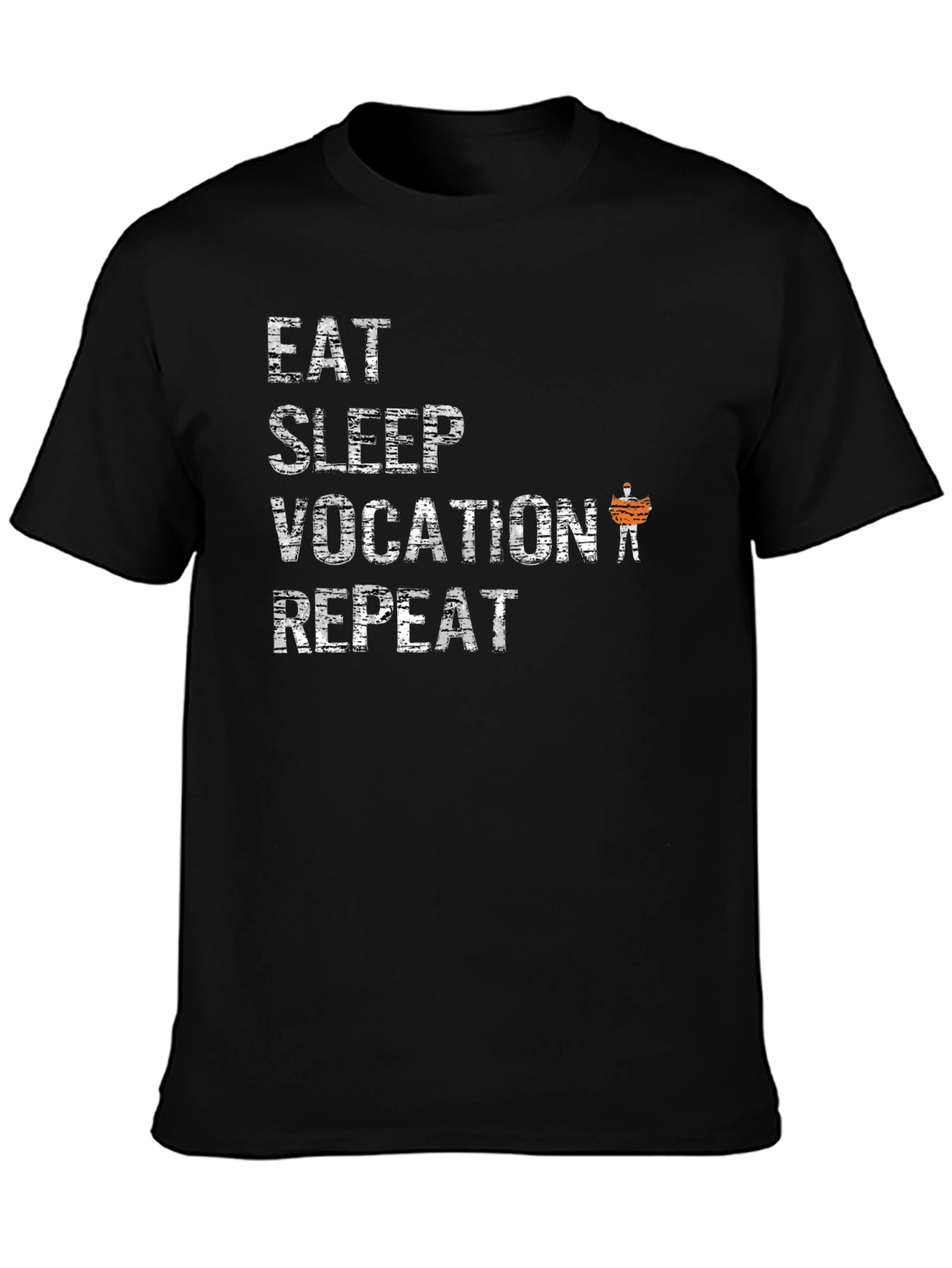 Eat Sleep Vacation Repeat Graphic T-Shirt