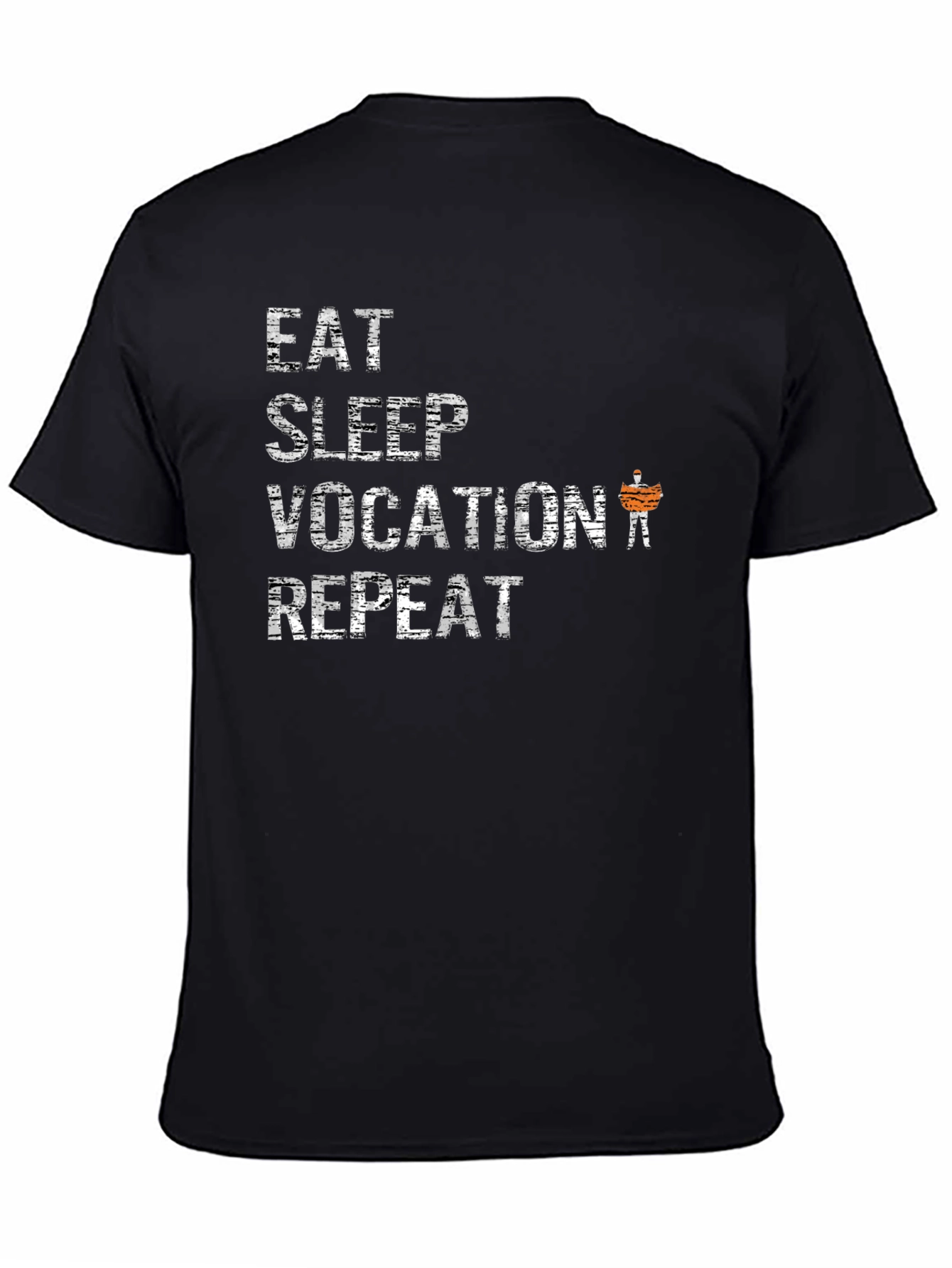 Eat Sleep Vacation Repeat Graphic T-Shirt