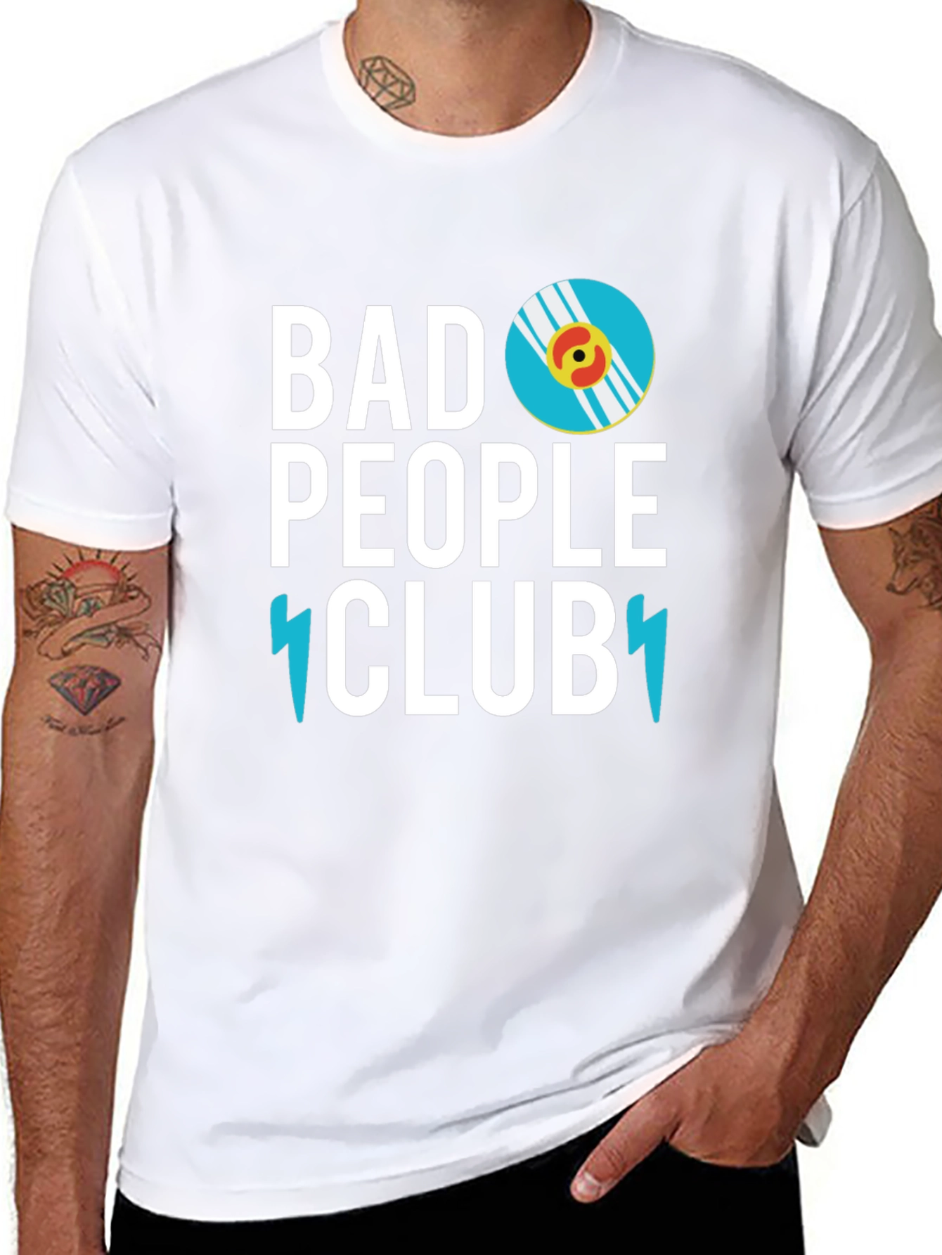 Bad People Club Graphic Tee - Cool Casual Style