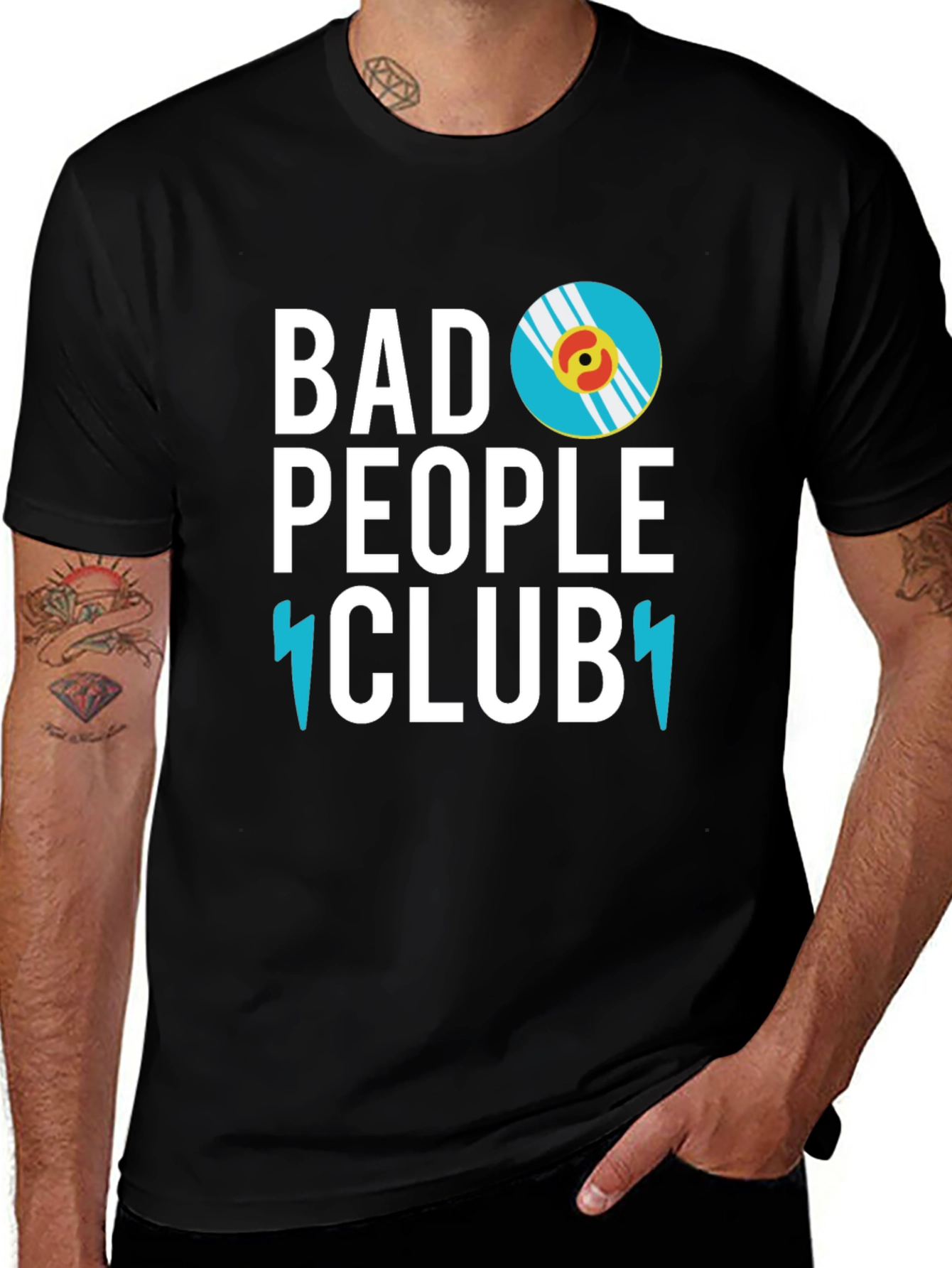 Bad People Club Graphic Tee - Cool Casual Style