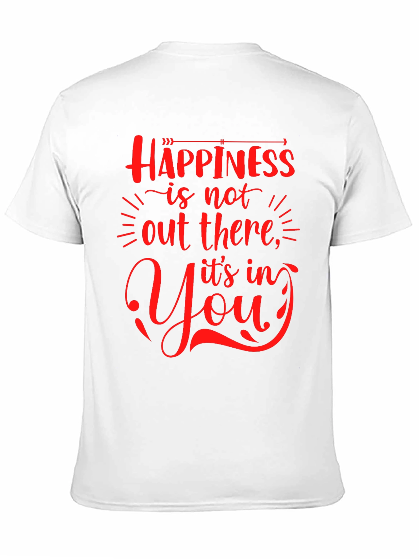 Happiness Graphic Tee - Stylish Comfort