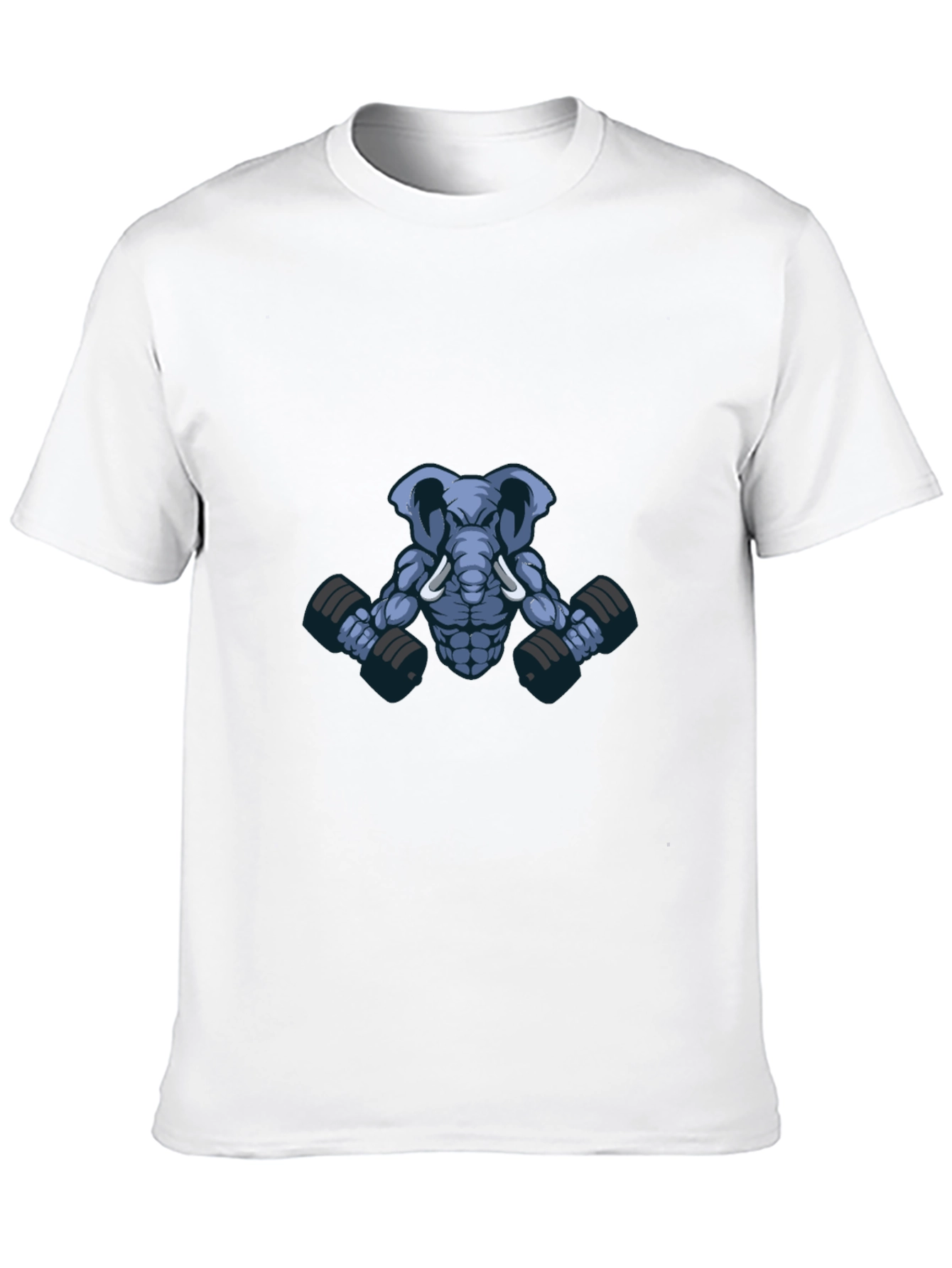 Elephant Gym T-Shirt - Funny Workout Tee