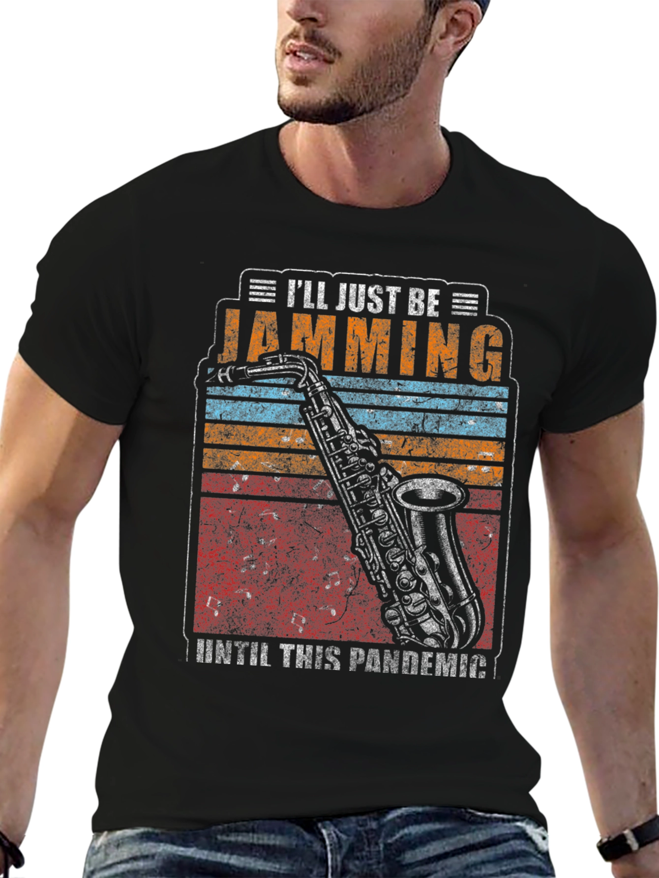 Jamming Saxophone Pandemic T-Shirt
