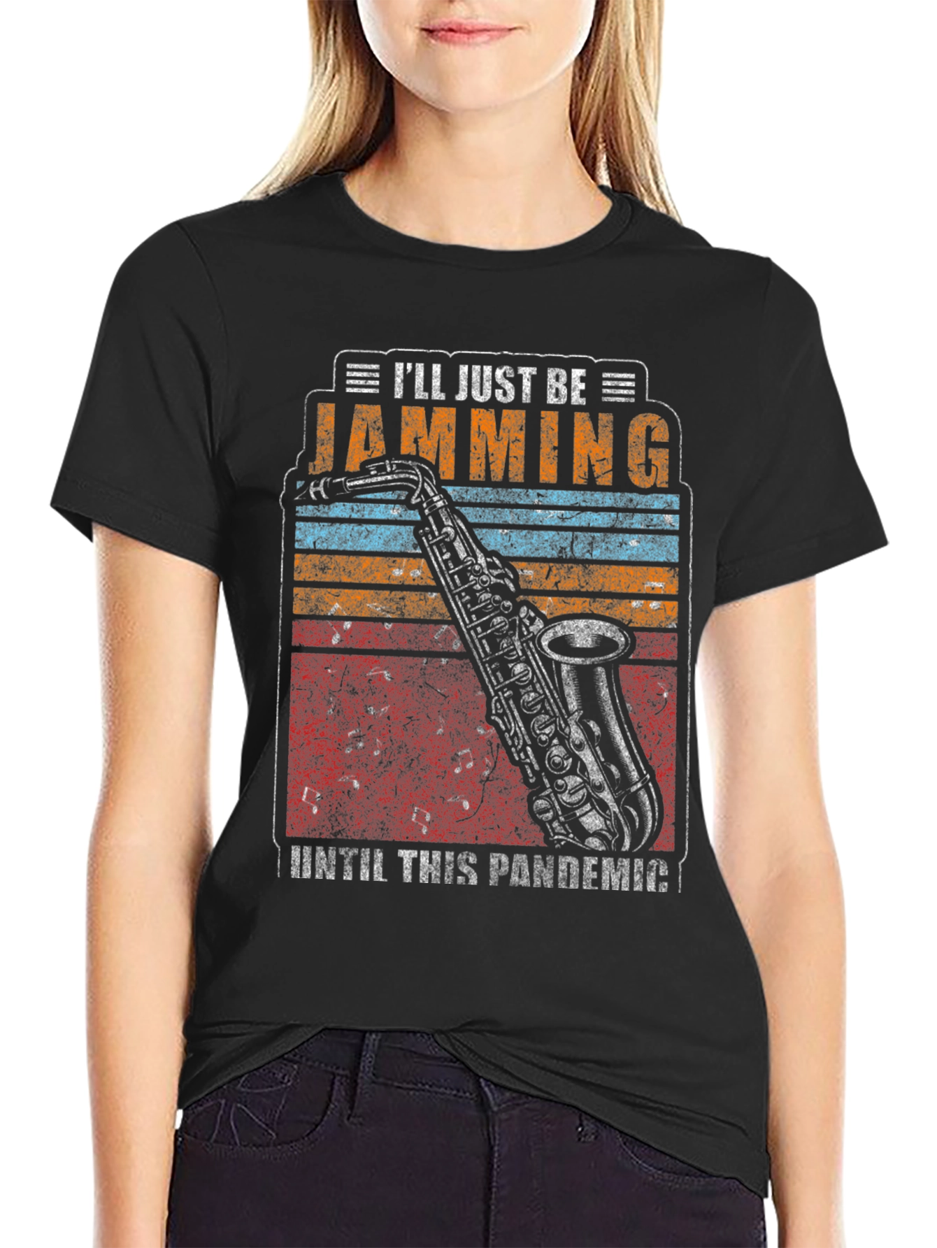 Jamming Saxophone Pandemic T-Shirt