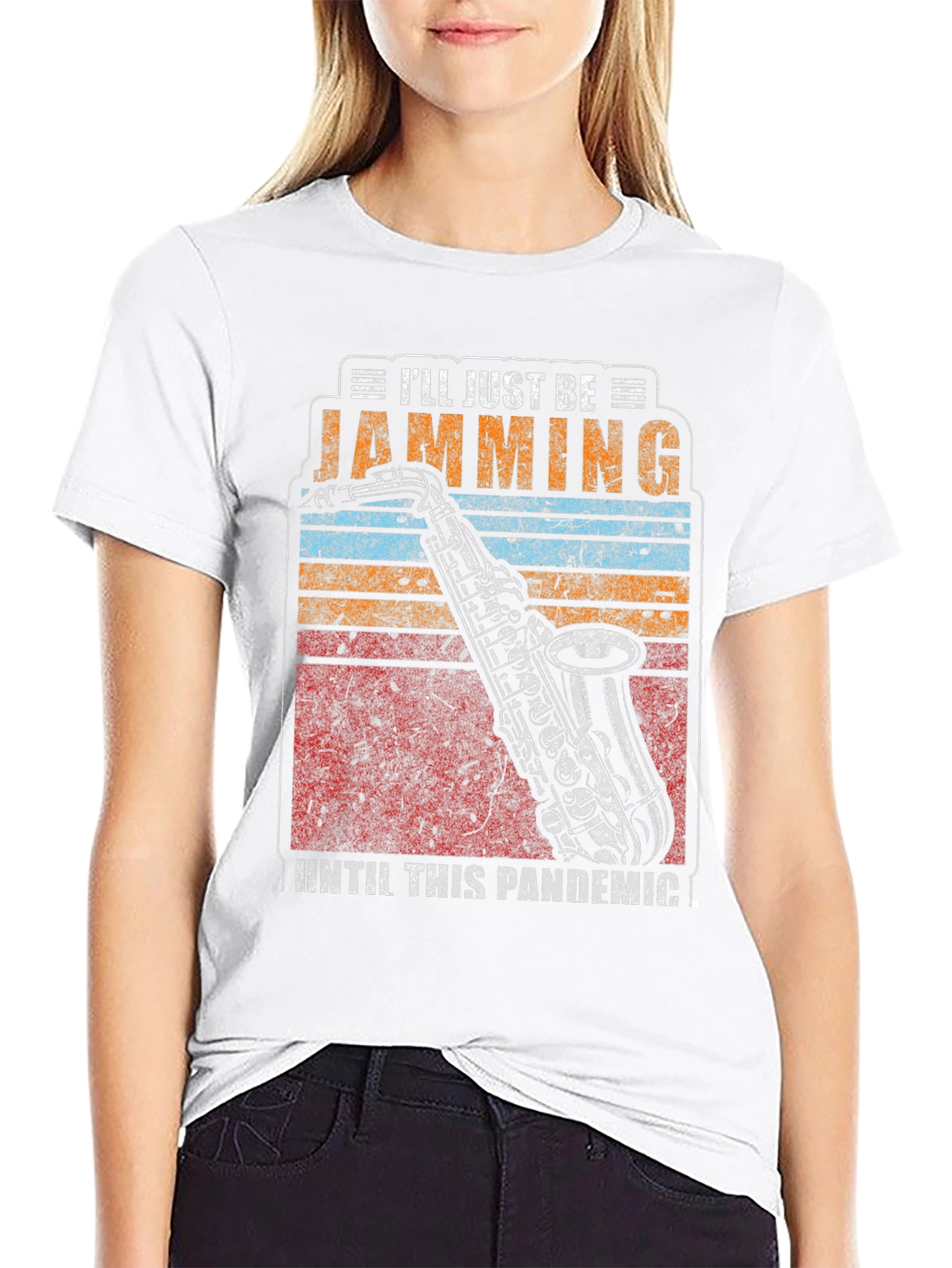 Jamming Saxophone Pandemic T-Shirt