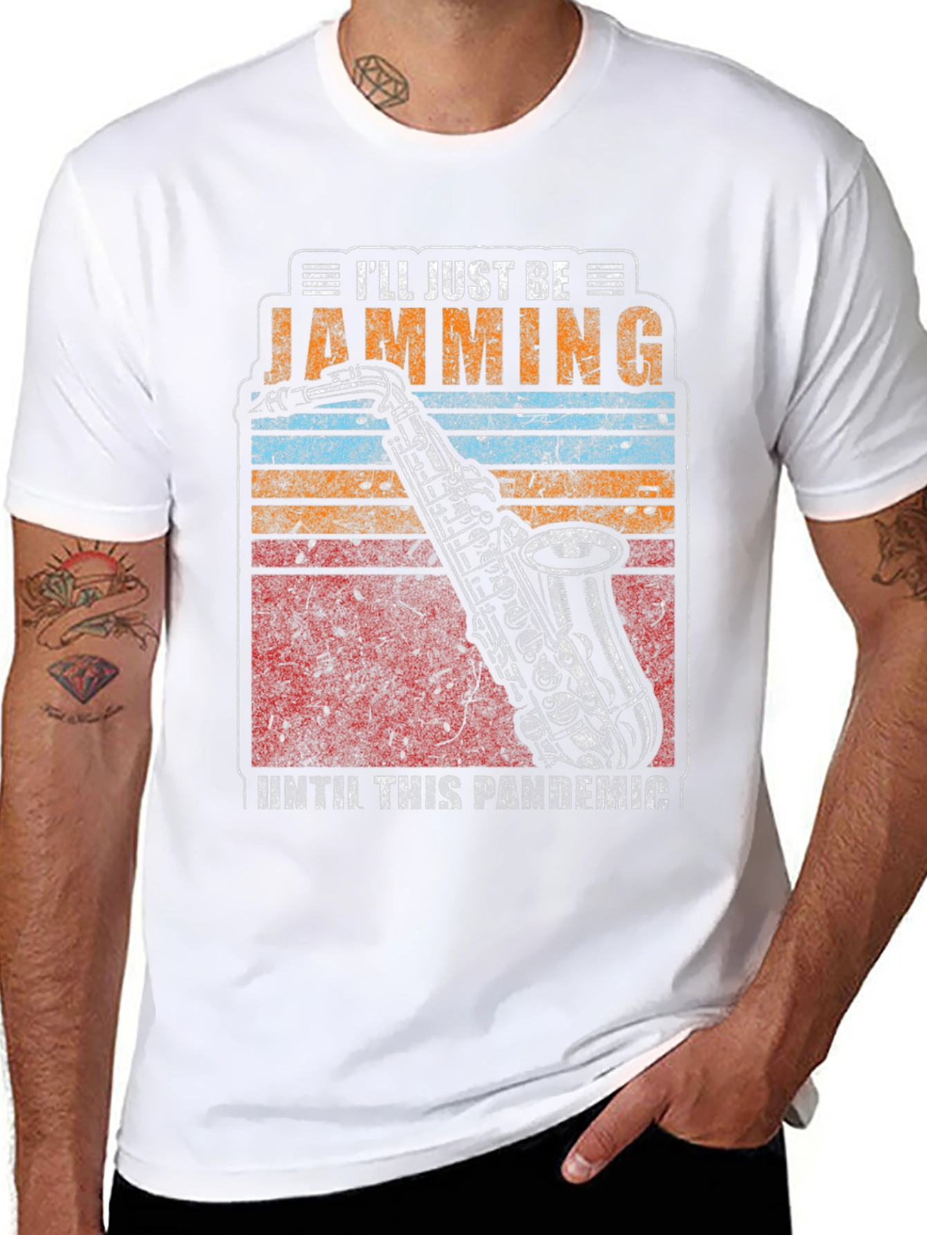 Jamming Saxophone Pandemic T-Shirt