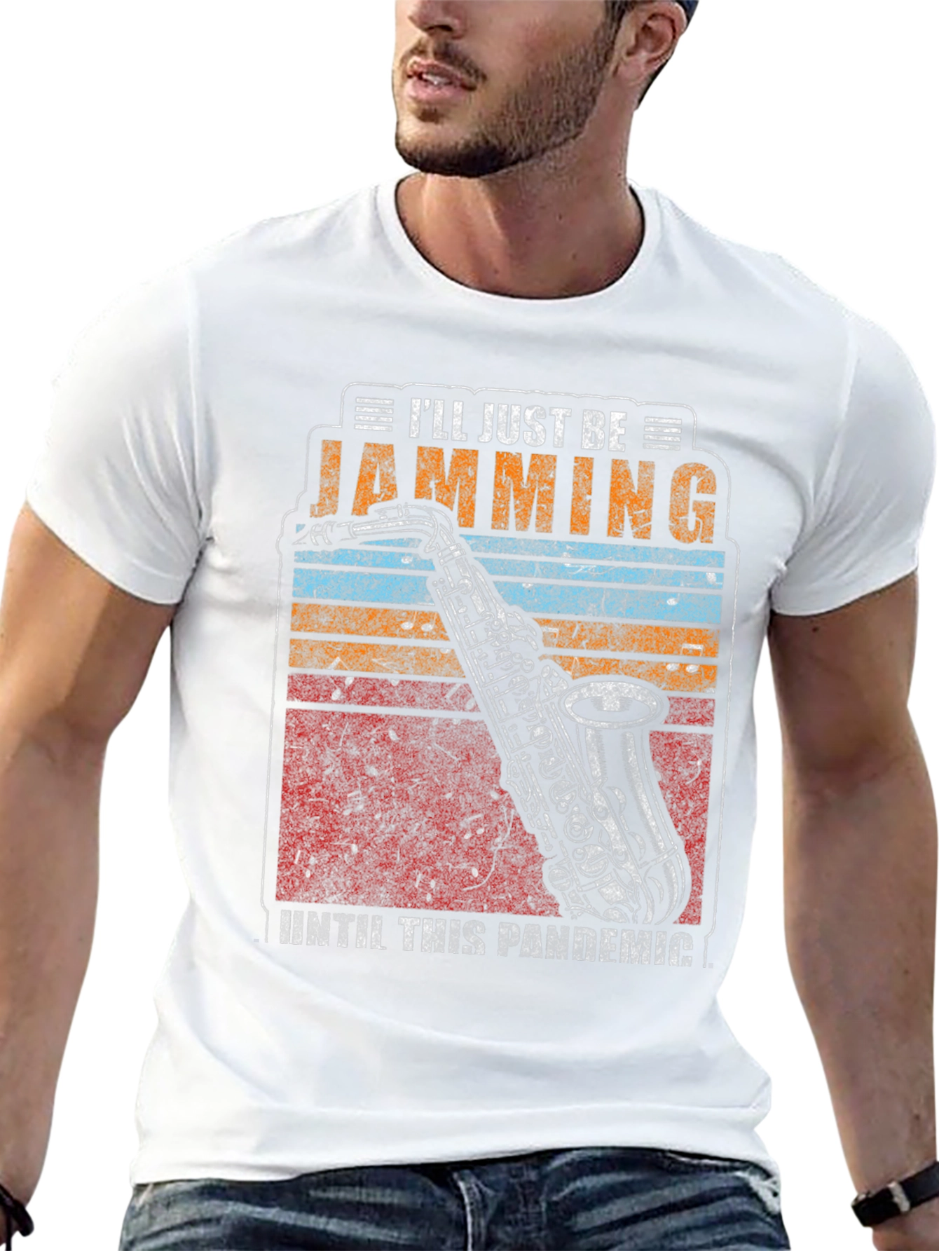 Jamming Saxophone Pandemic T-Shirt