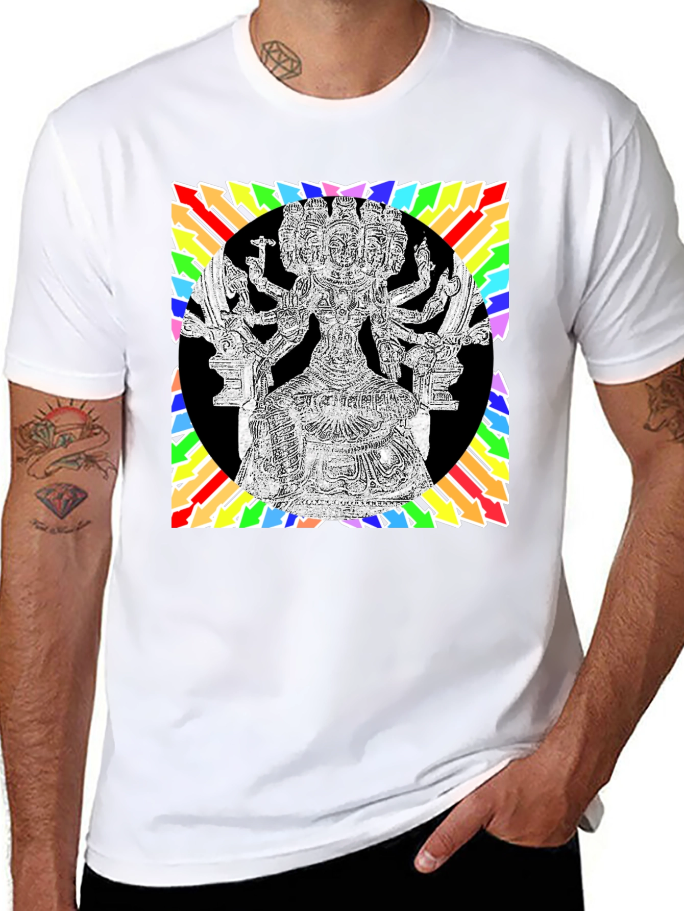 Psychedelic Hindu God Graphic Tee