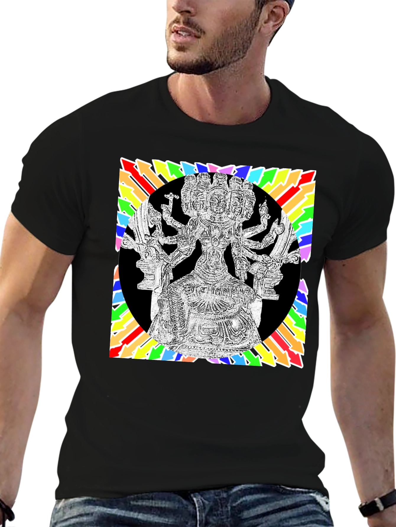 Psychedelic Hindu God Graphic Tee