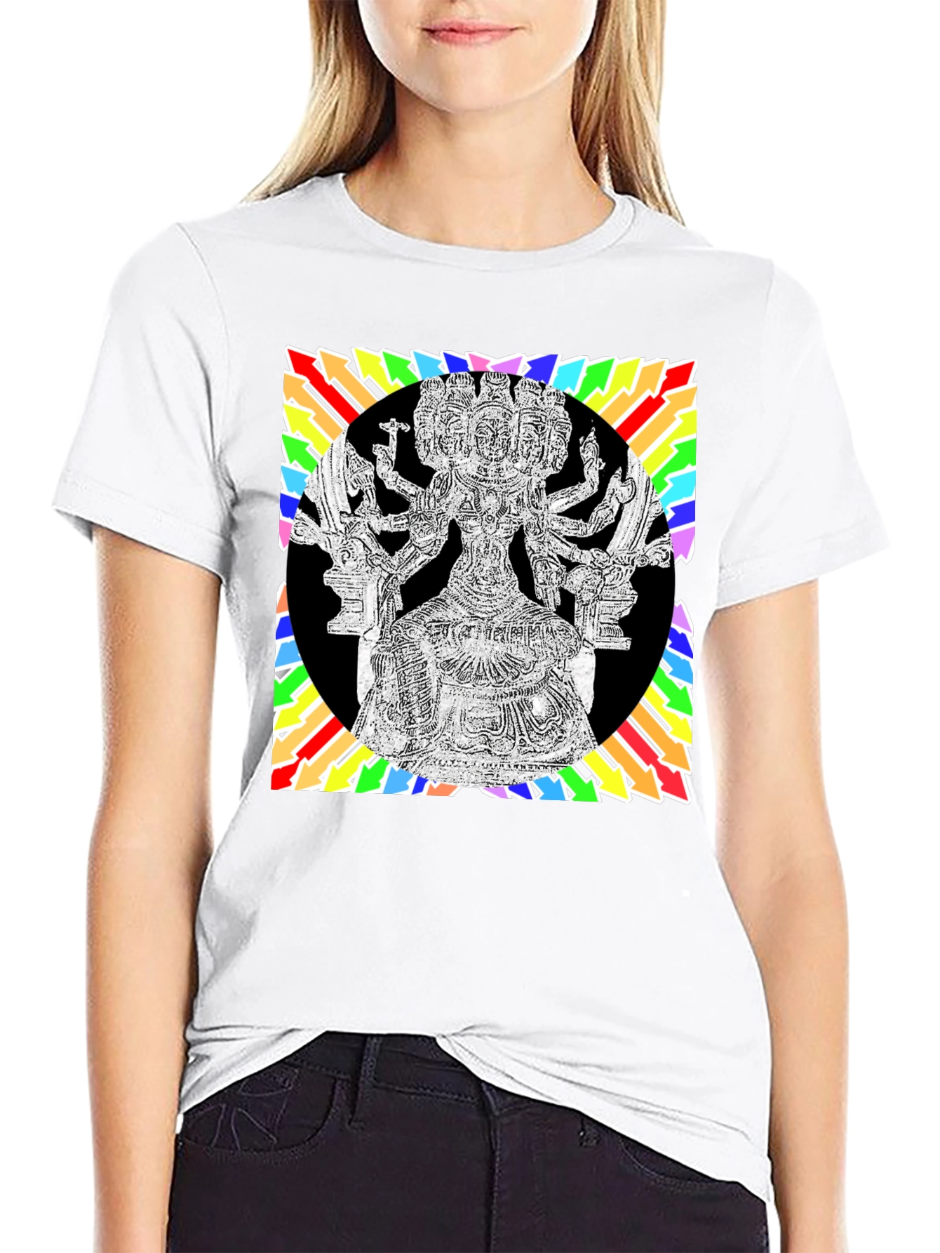 Psychedelic Hindu God Graphic Tee