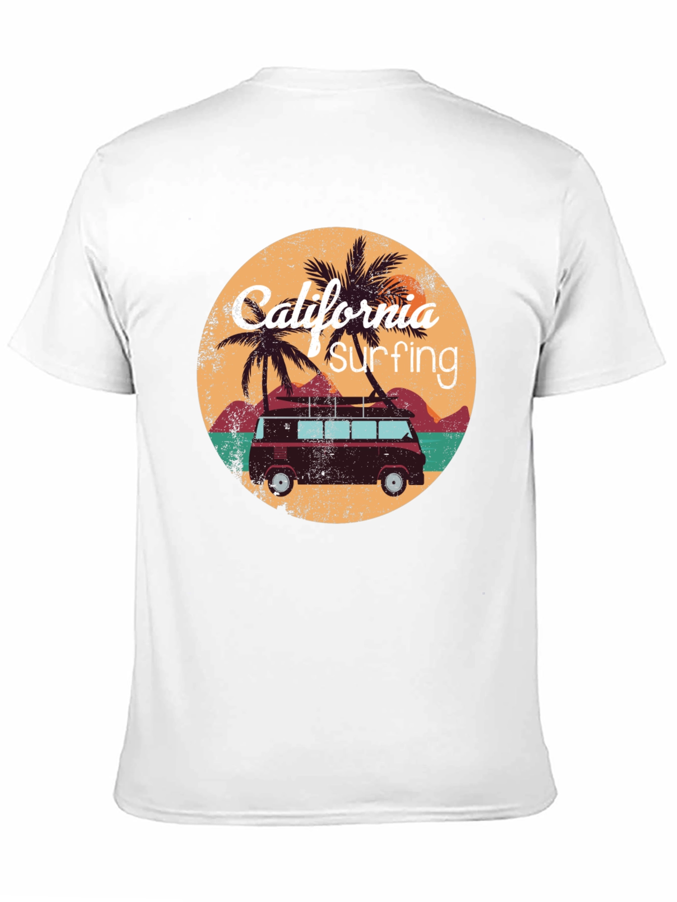 California Surfing Graphic Tee