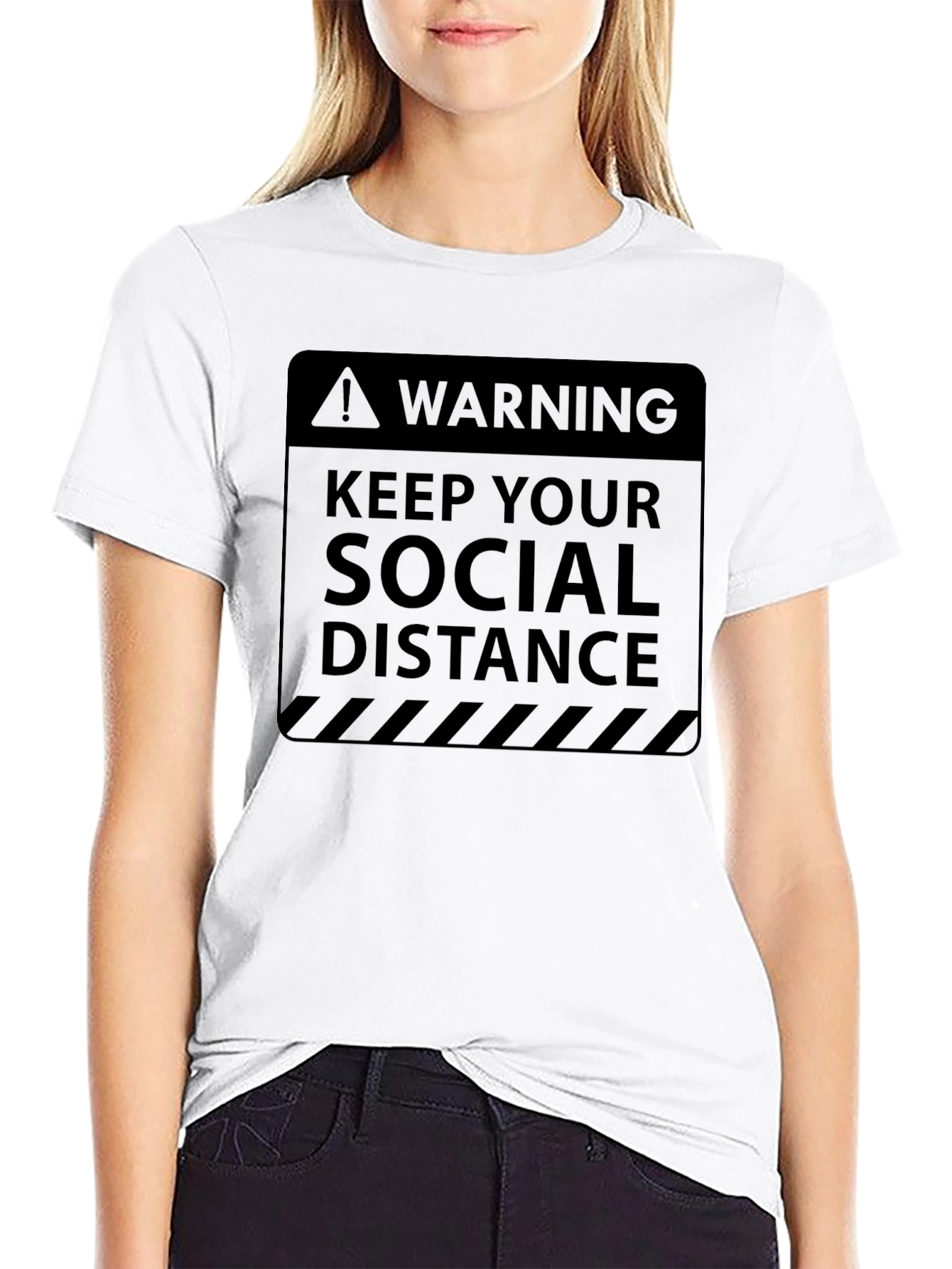 Warning Social Distance T-Shirt