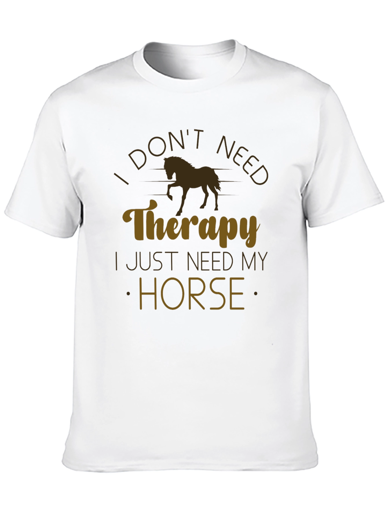 Horse Therapy T-Shirt - Novelty Graphic Tee