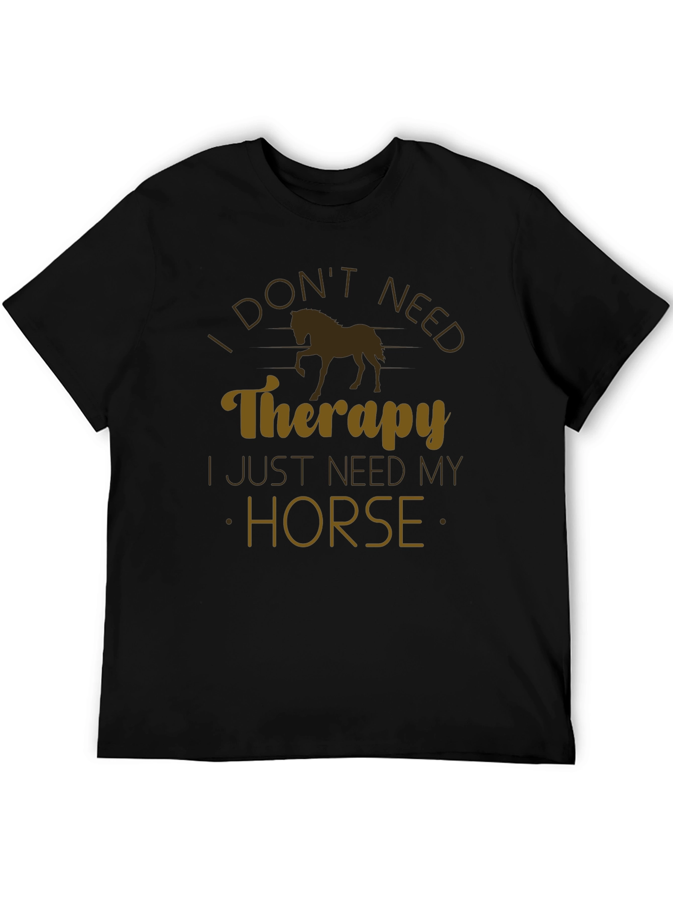 Horse Therapy T-Shirt - Novelty Graphic Tee