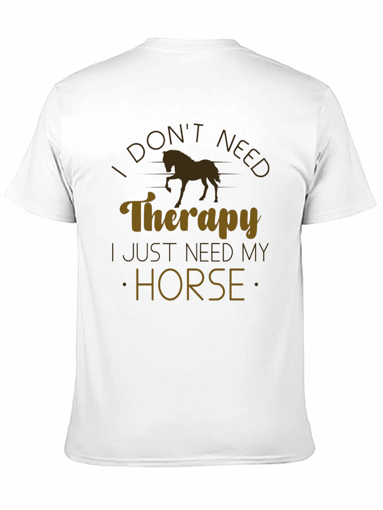 Horse Therapy T-Shirt - Novelty Graphic Tee