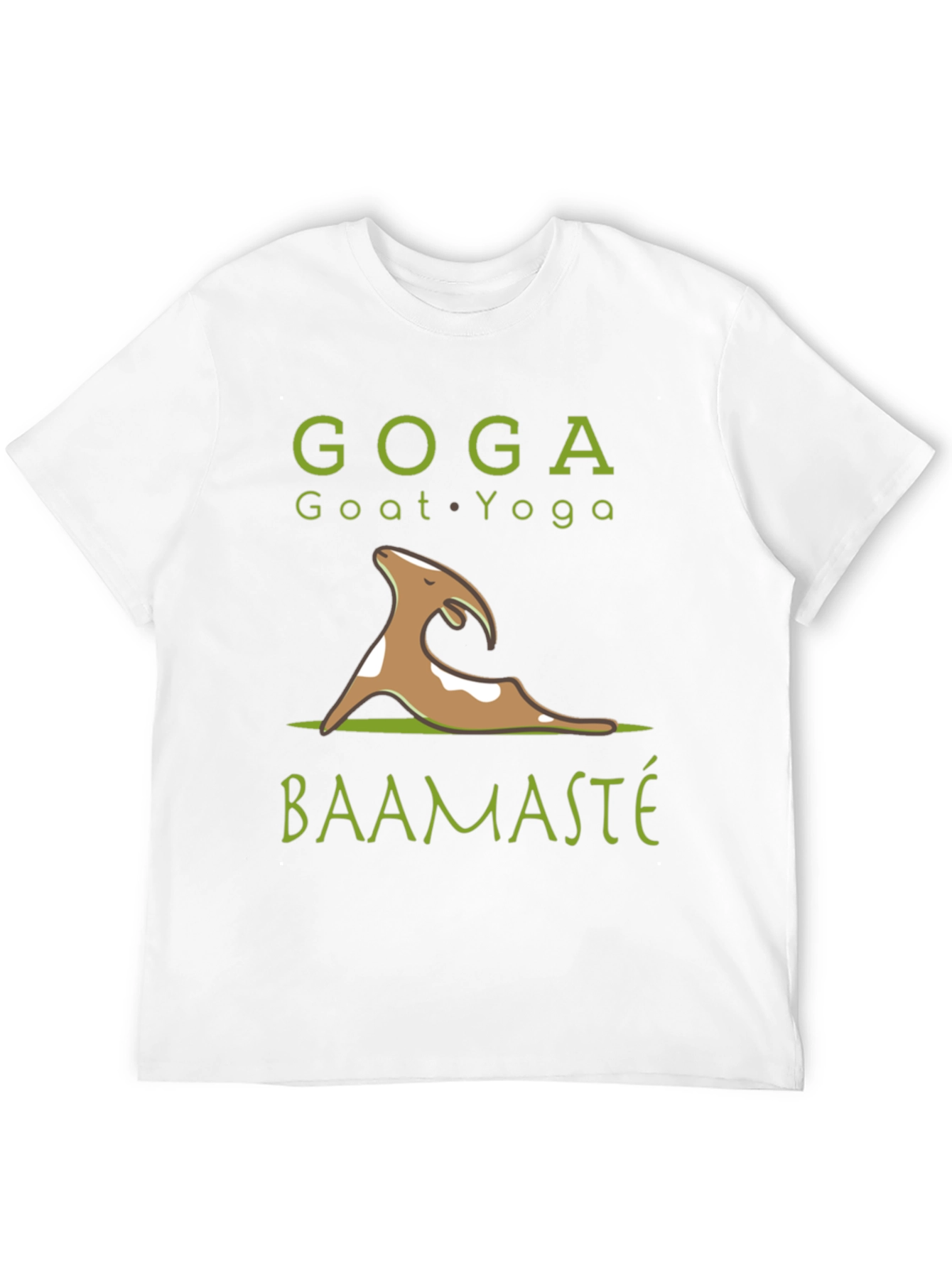 GOGA Goat Yoga T-Shirt - Baamaste Funny Tee