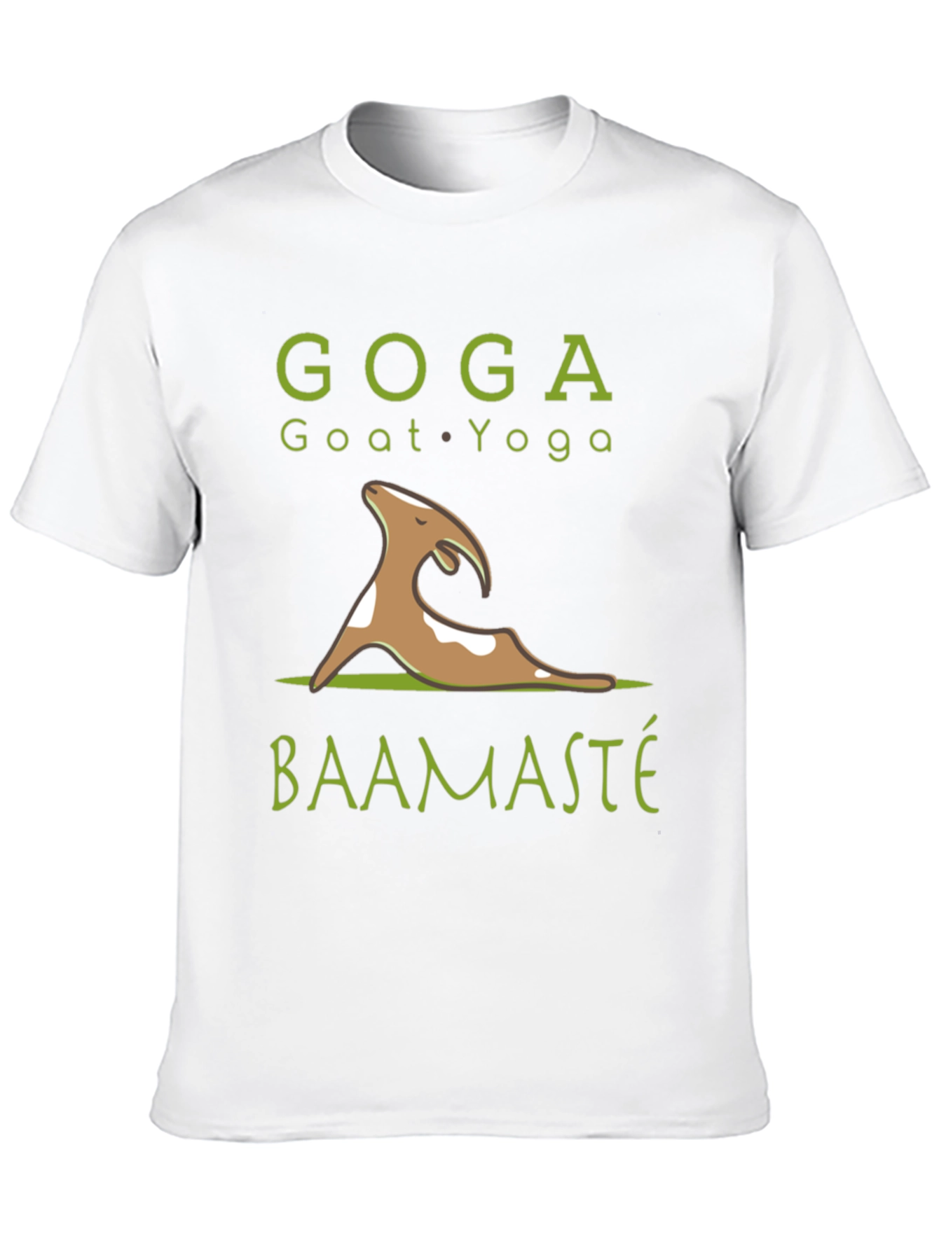 GOGA Goat Yoga T-Shirt - Baamaste Funny Tee