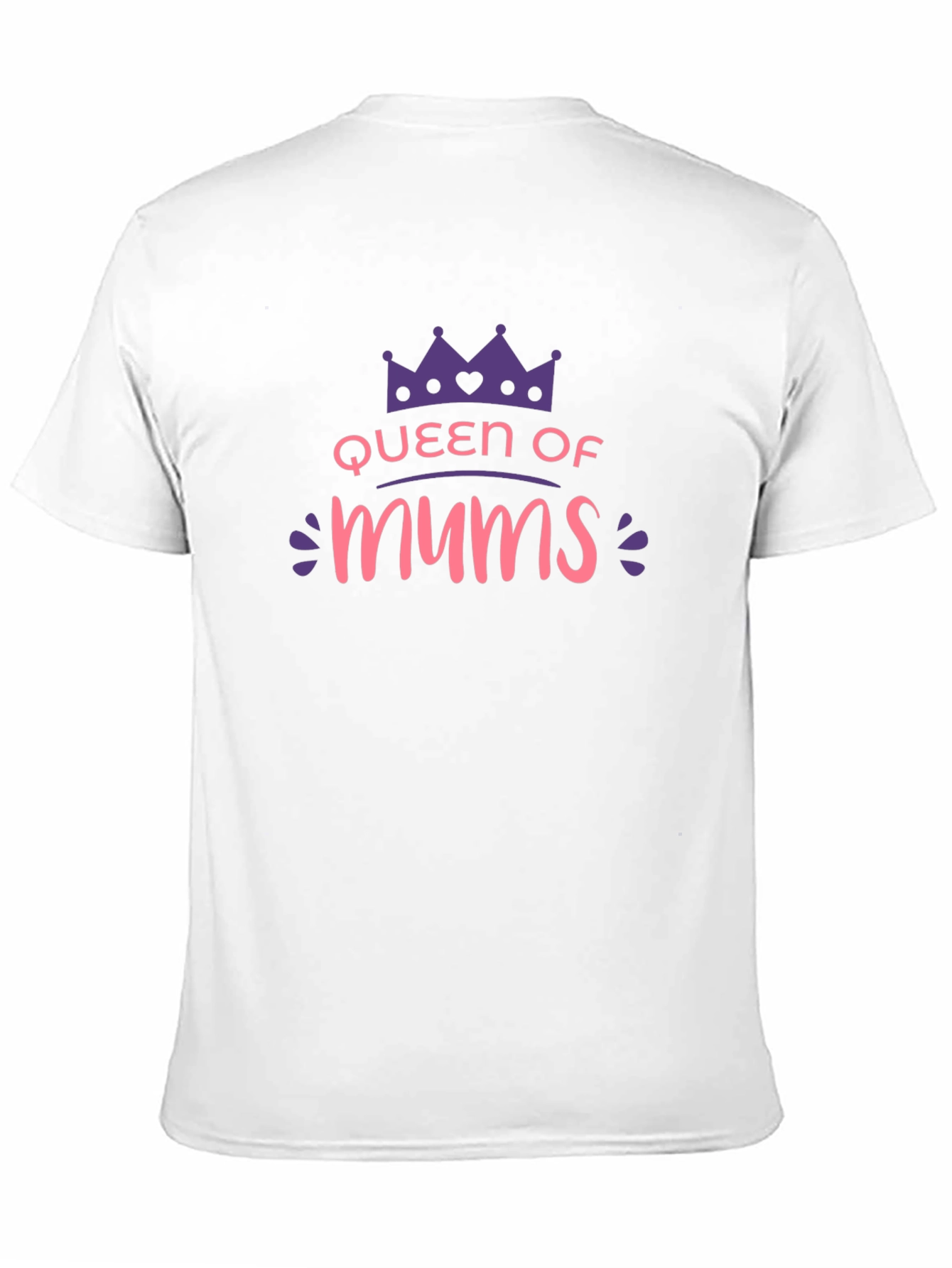 Queen of Mums Graphic T-Shirt - Black