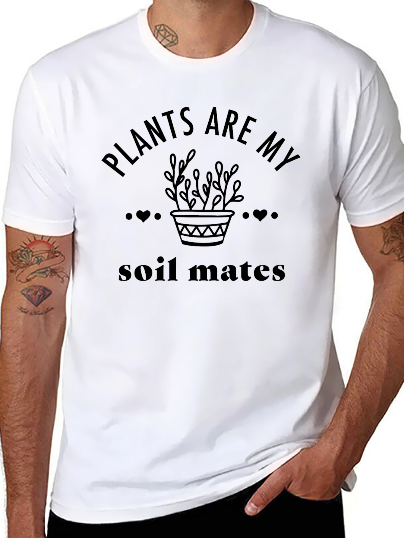 Plants Are My Soil Mates Graphic Tee