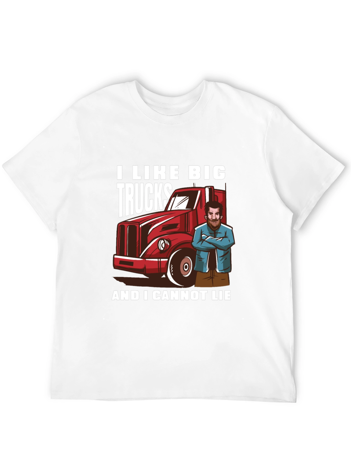 I Like Big Trucks Black Graphic Tee