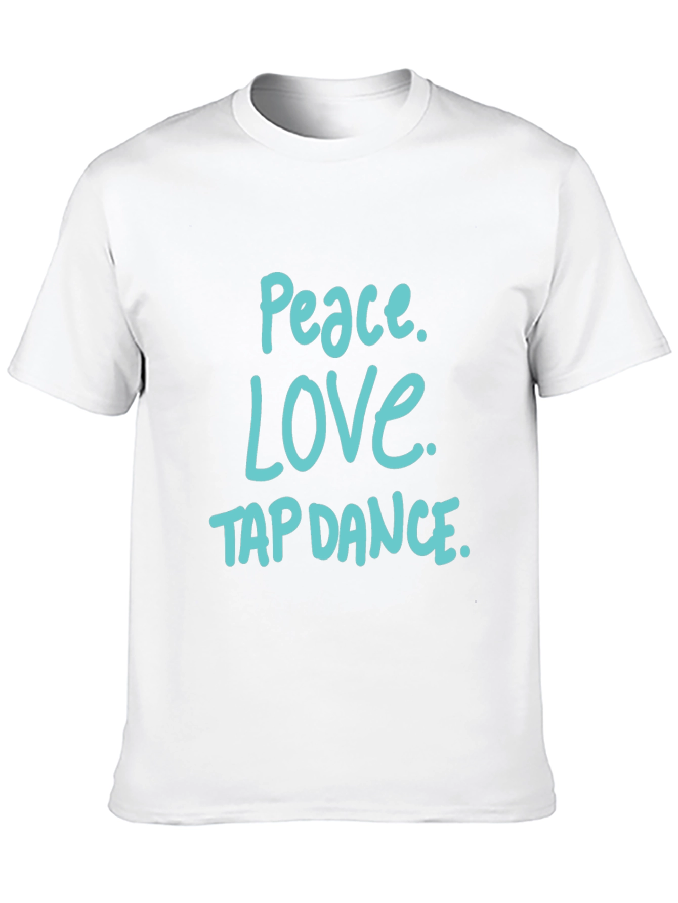 Peace Love Tap Dance T-Shirt - Black