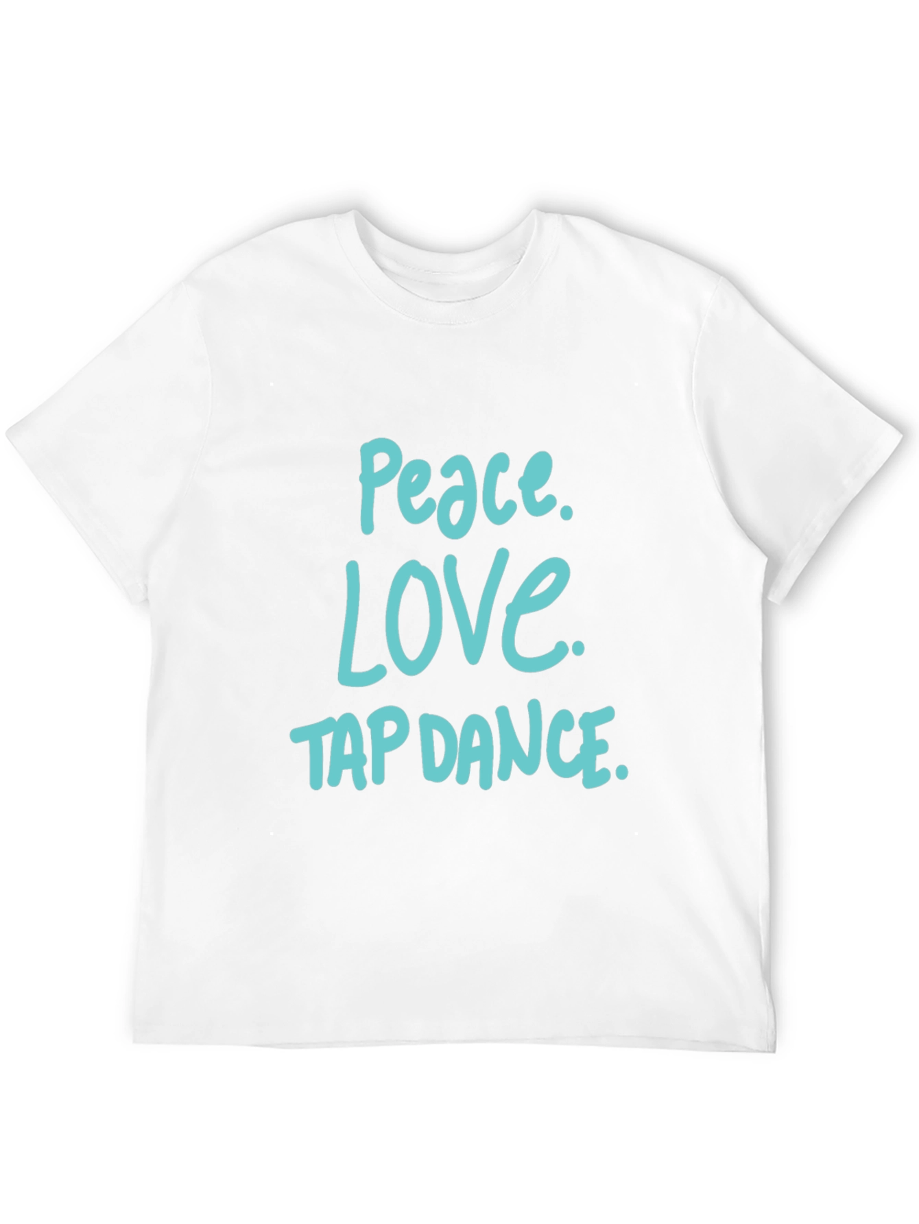 Peace Love Tap Dance T-Shirt - Black