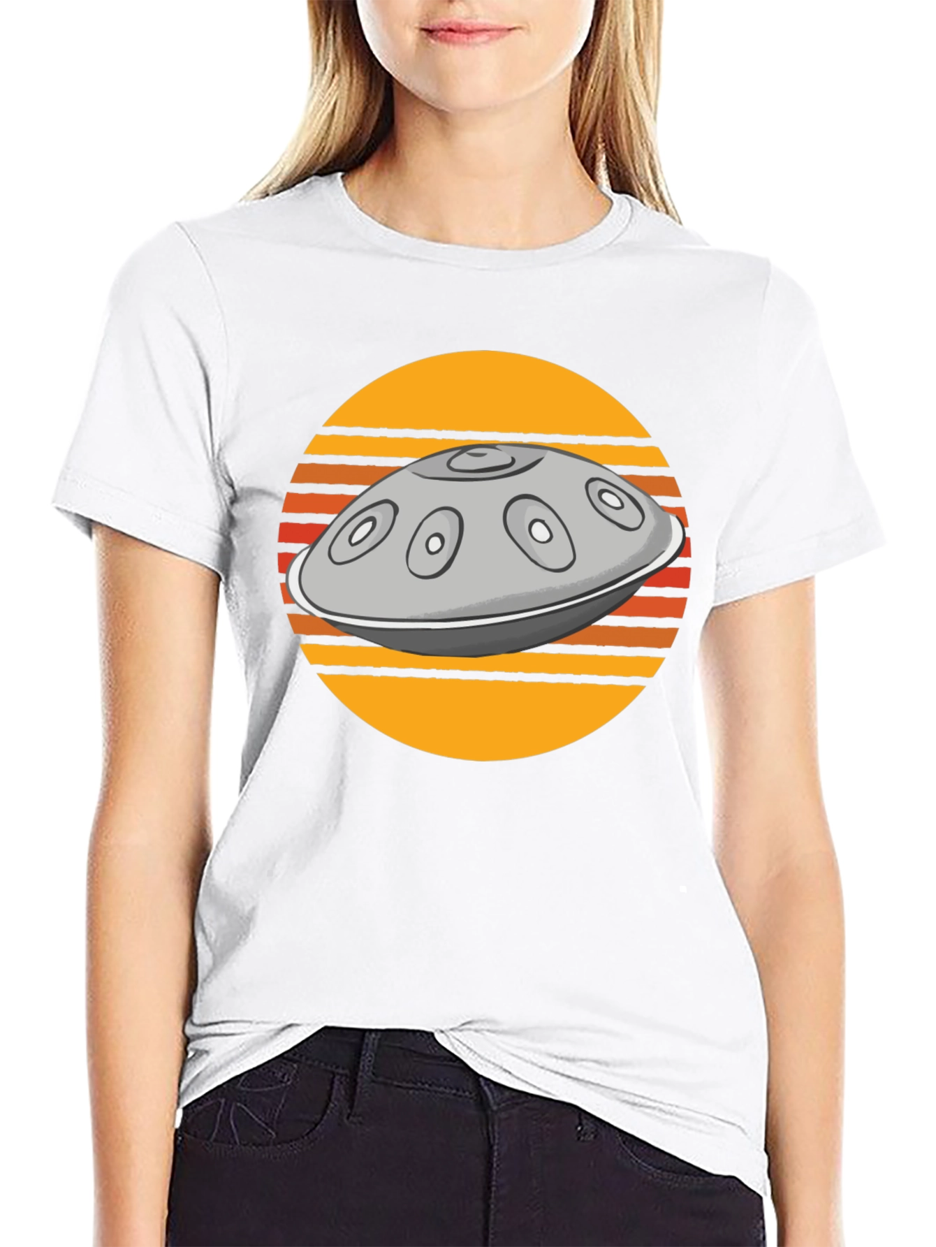 Retro Hang Drum Graphic Tee