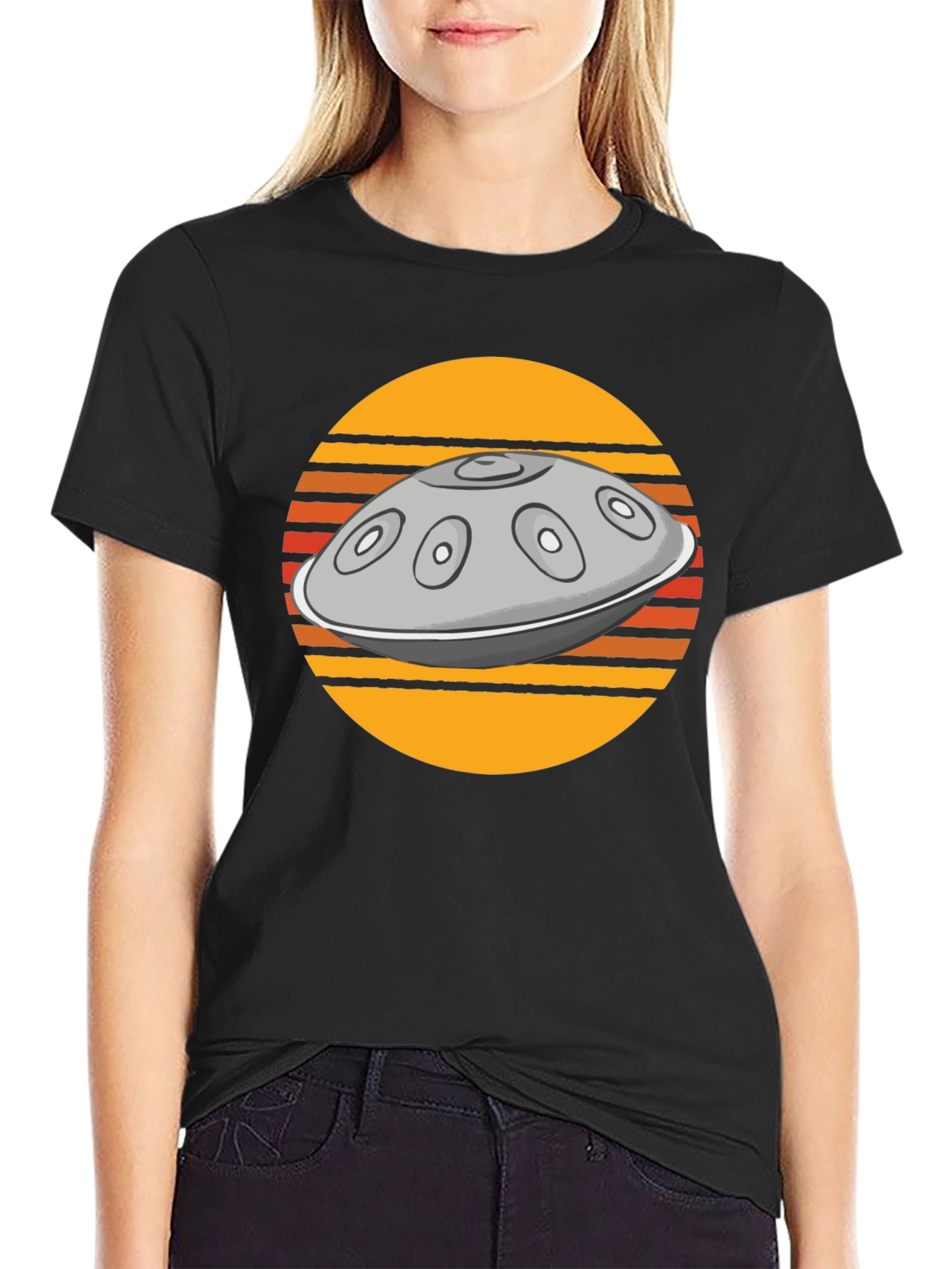 Retro Hang Drum Graphic Tee