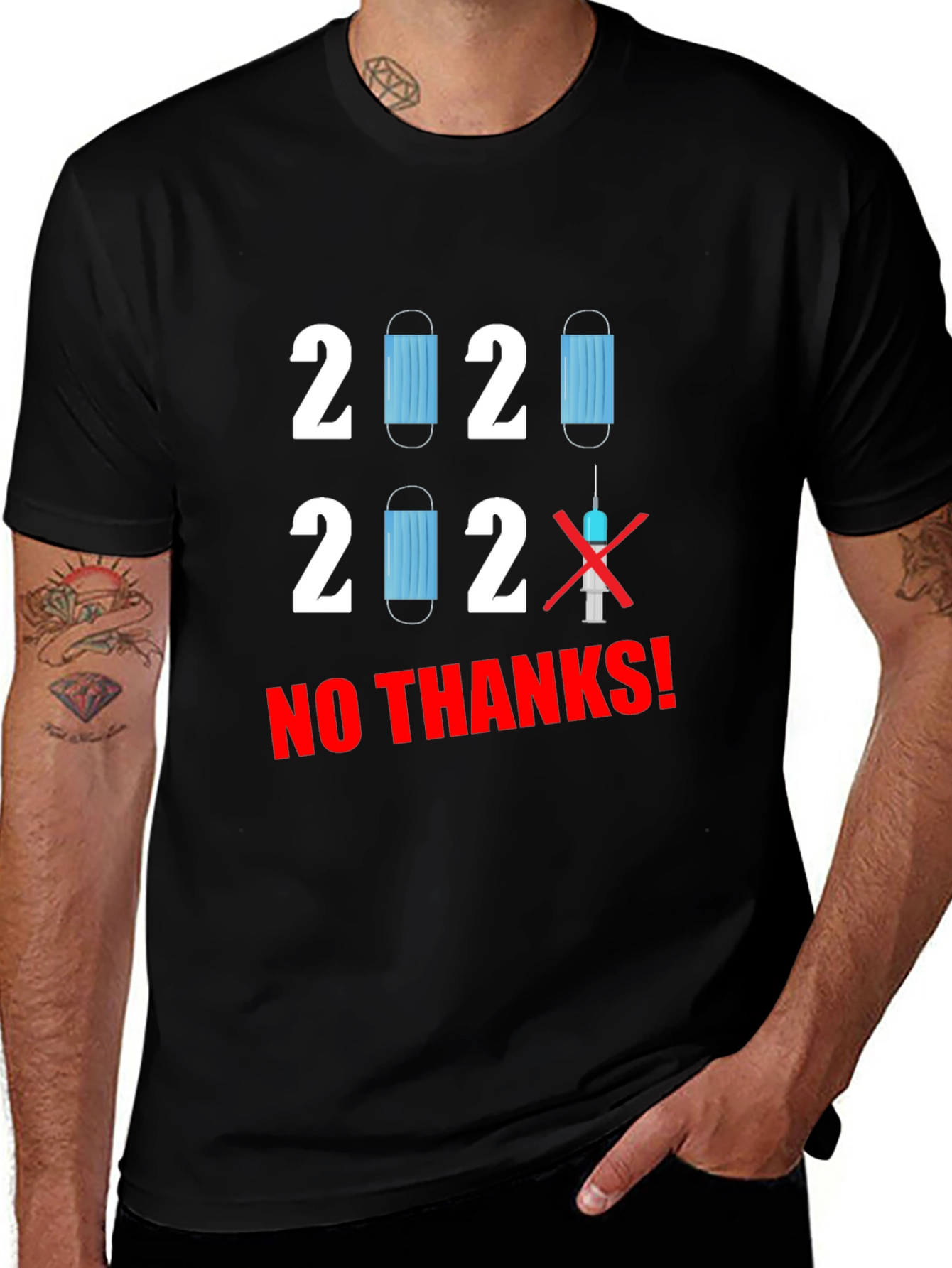 2020 202X No Thanks! T-Shirt