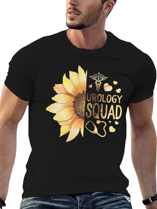 Urology Squad Sunflower Graphic T-Shirt