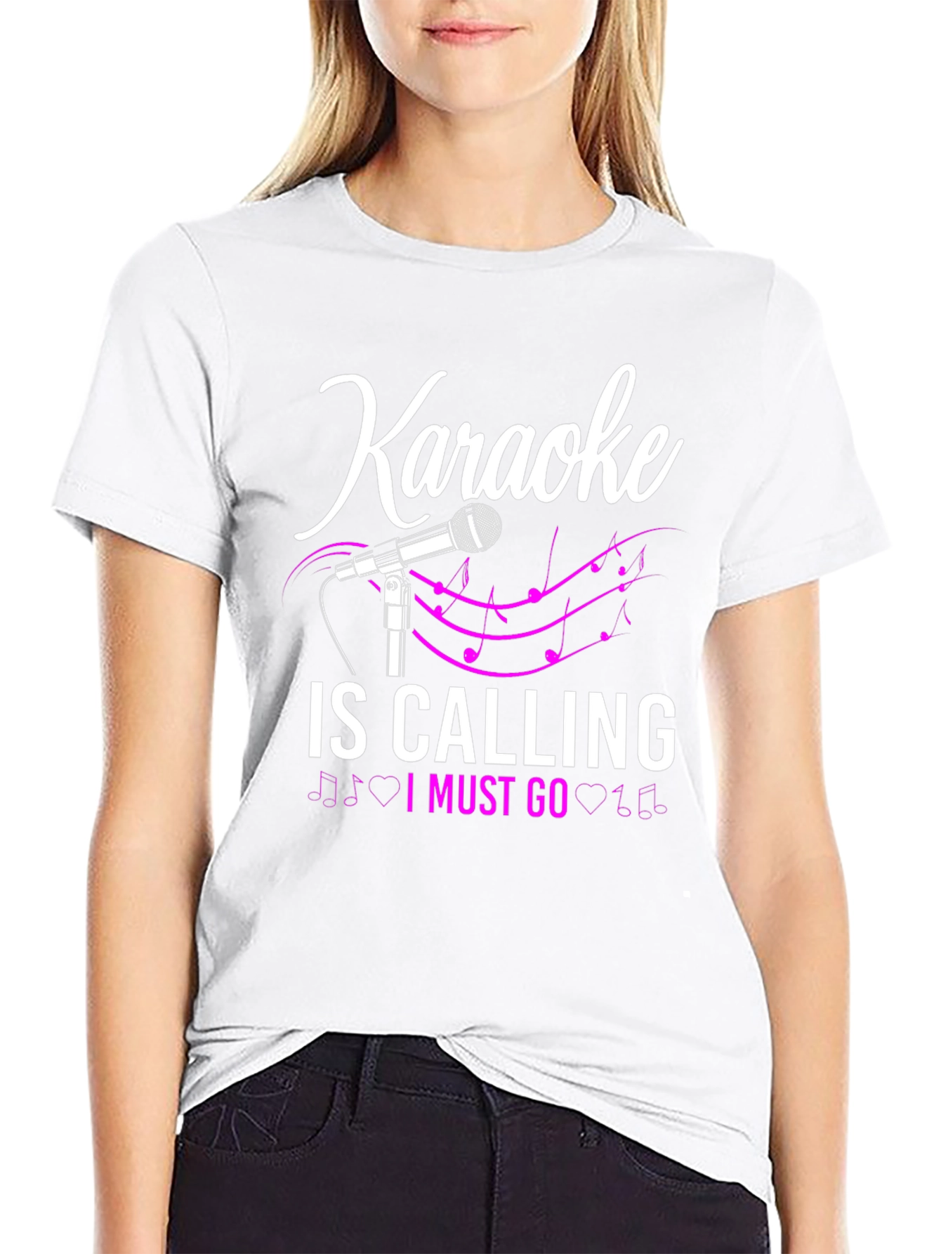 Karaoke Calling T-Shirt: Music Lovers Tee