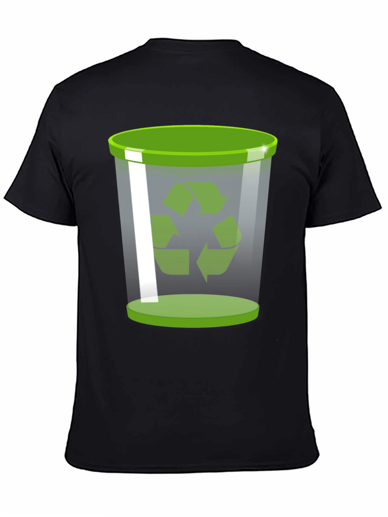 Recycle Bin Graphic Tee - Eco-Friendly Design