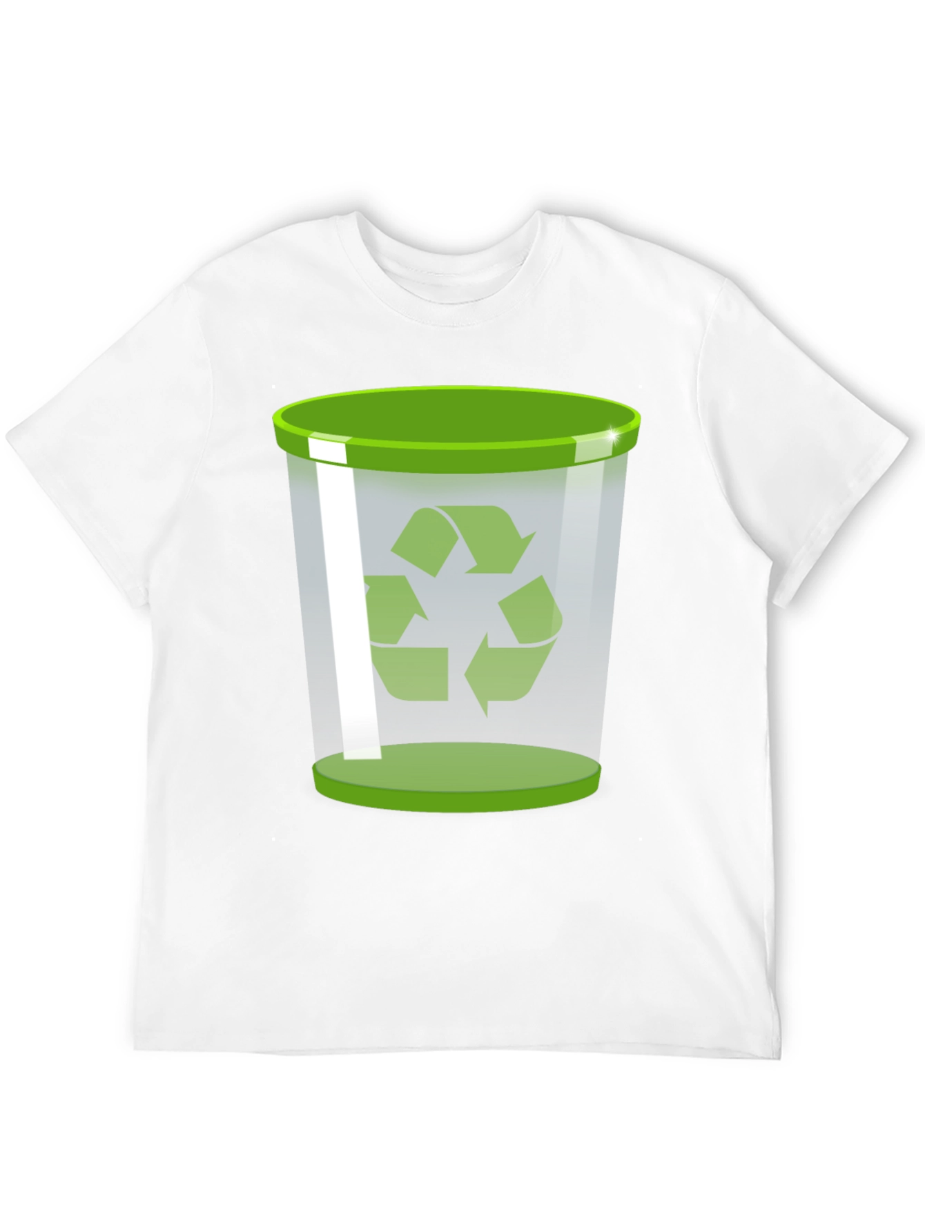 Recycle Bin Graphic Tee - Eco-Friendly Design