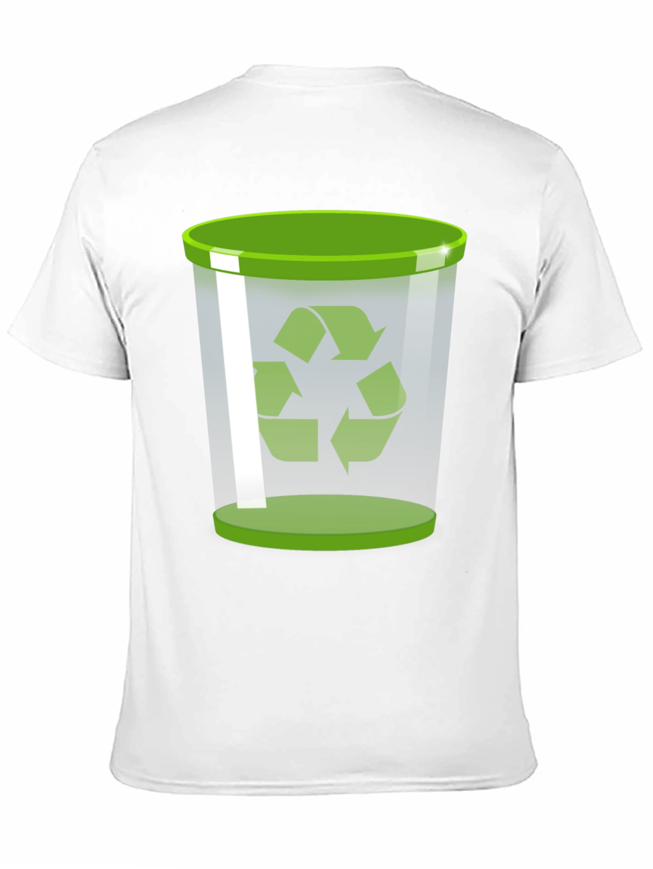 Recycle Bin Graphic Tee - Eco-Friendly Design