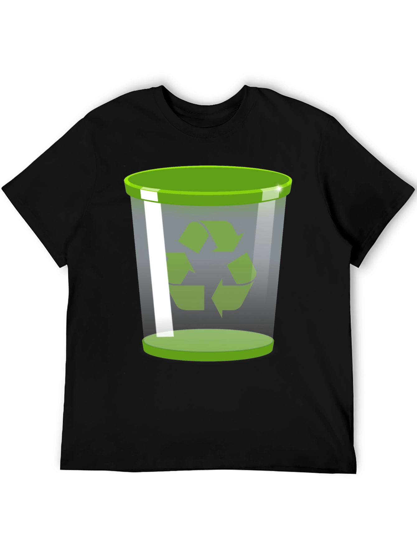 Recycle Bin Graphic Tee - Eco-Friendly Design