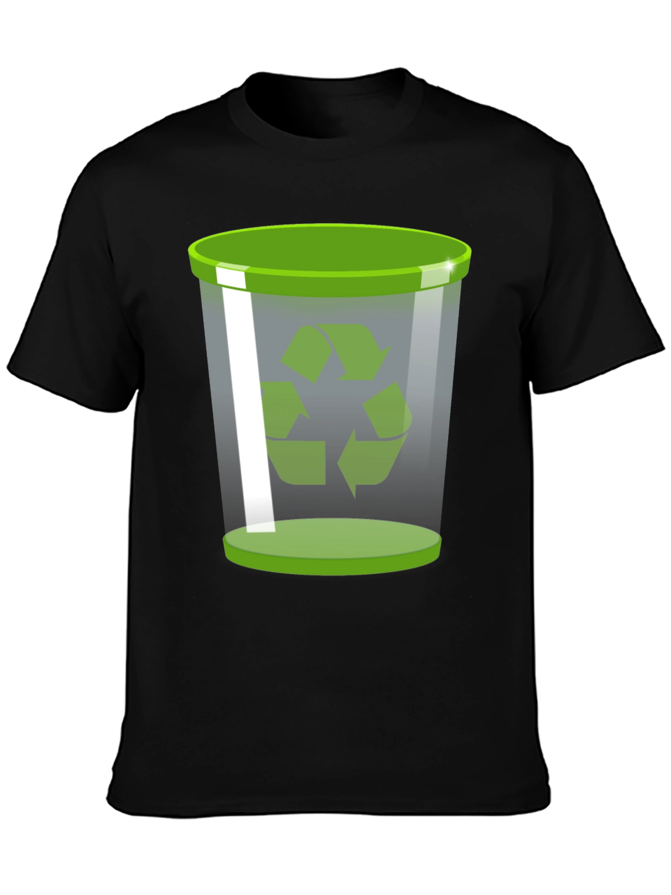 Recycle Bin Graphic Tee - Eco-Friendly Design