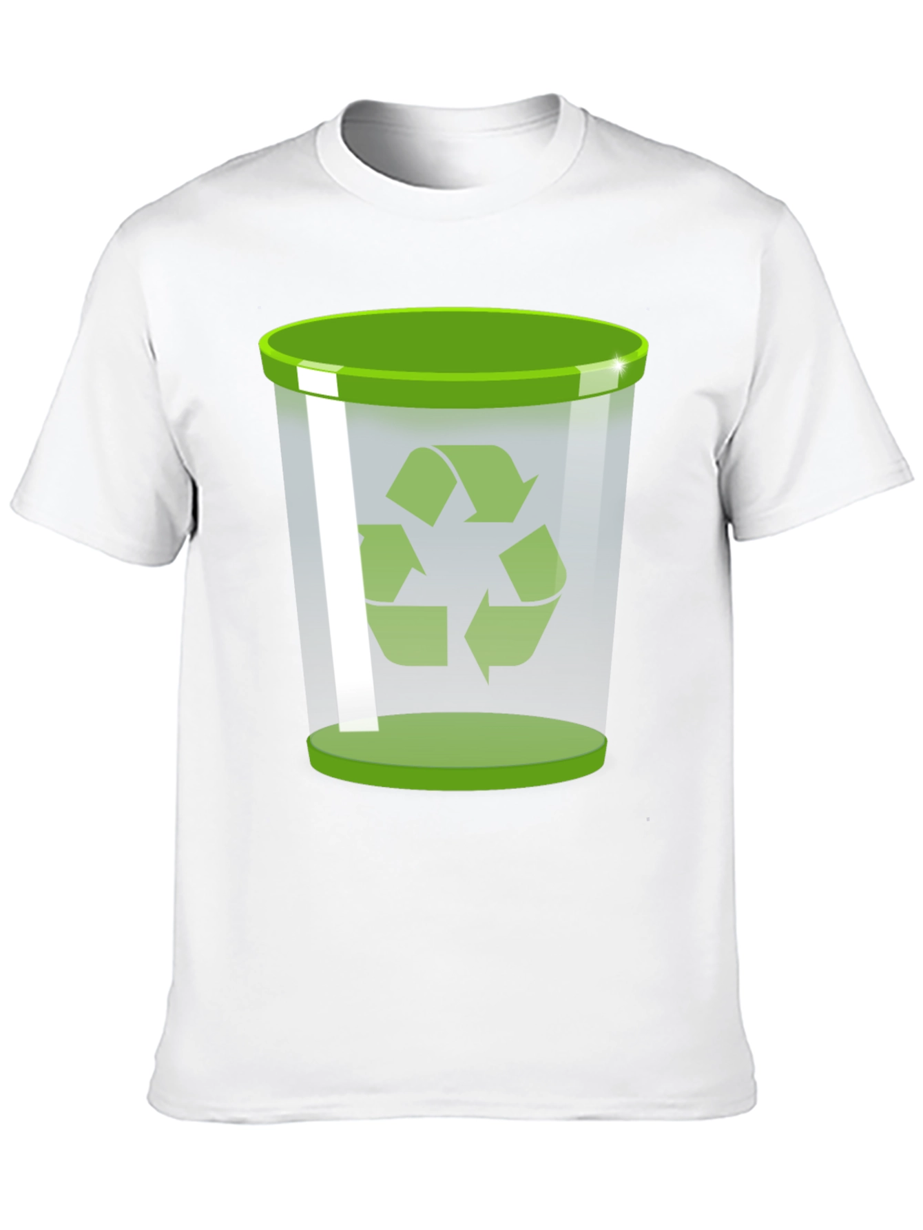 Recycle Bin Graphic Tee - Eco-Friendly Design