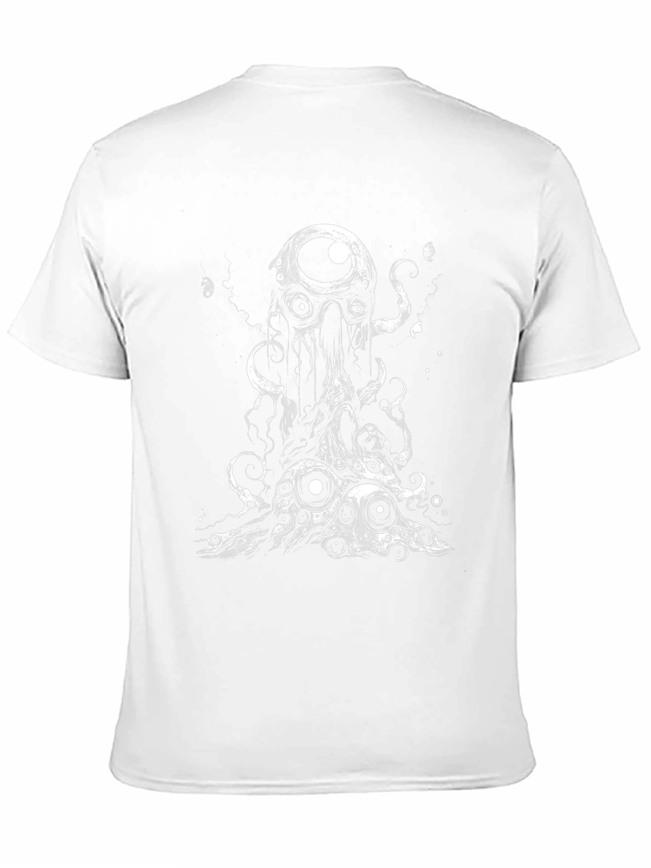 Eye Monster Graphic Tee - Black Cotton T-Shirt
