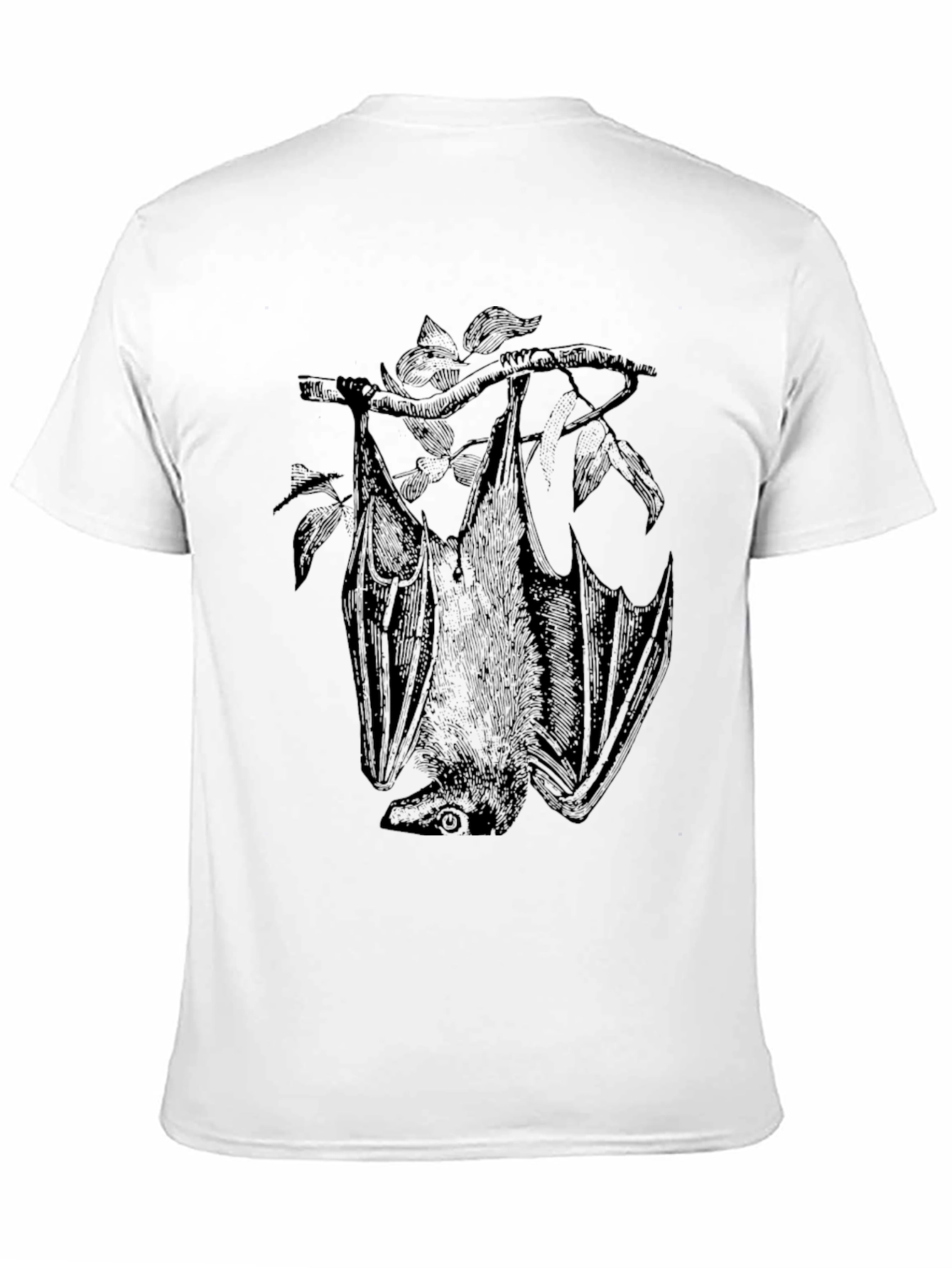Bat Graphic Tee - Mens Black T-Shirt