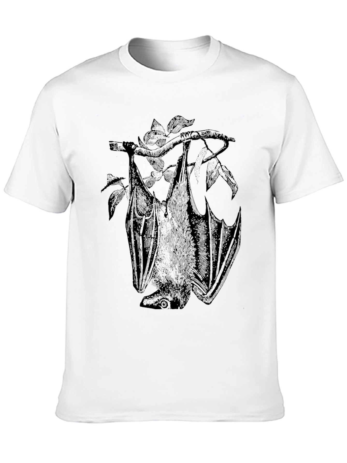 Bat Graphic Tee - Mens Black T-Shirt
