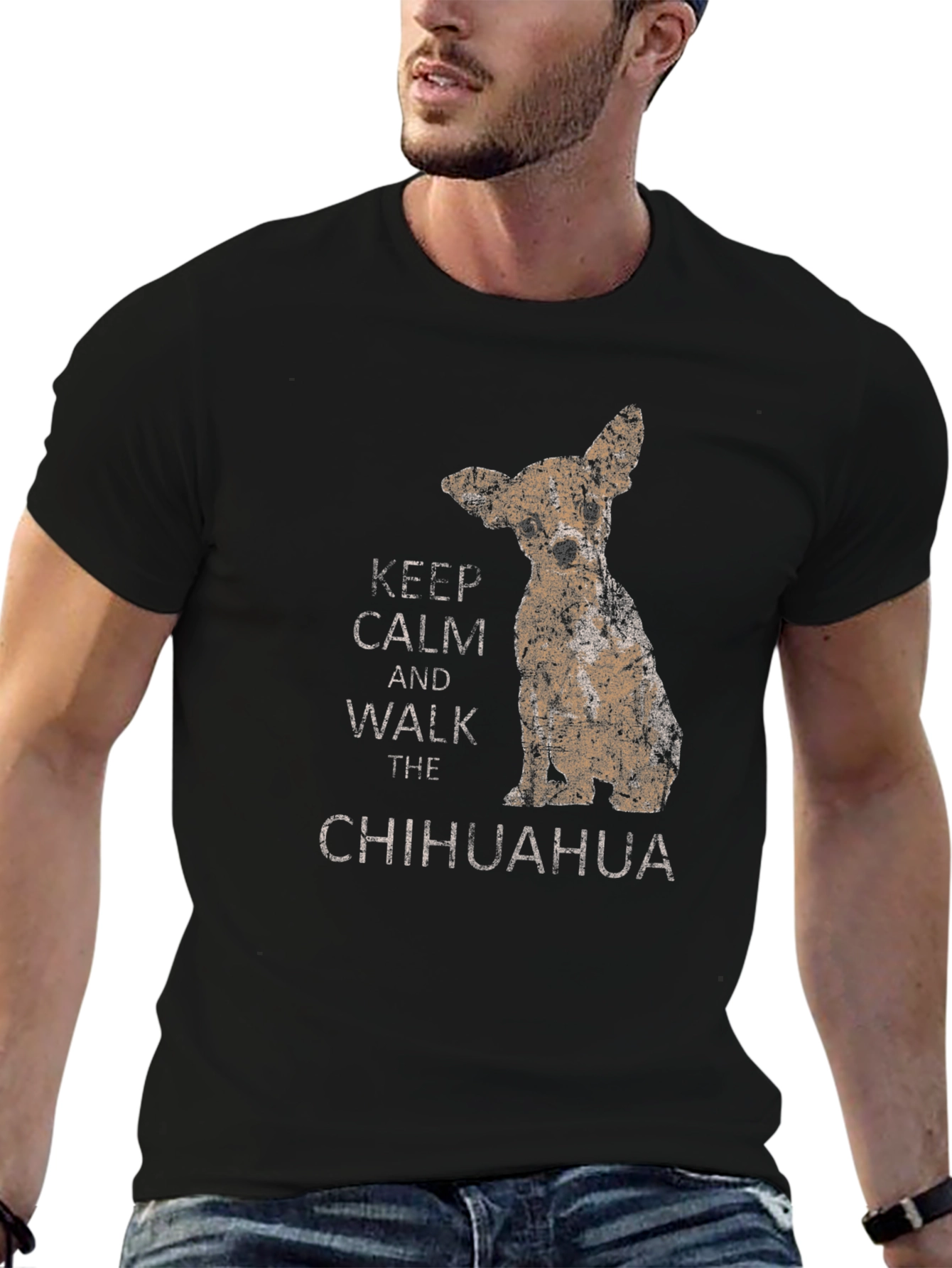 Keep Calm Chihuahua Graphic Tee