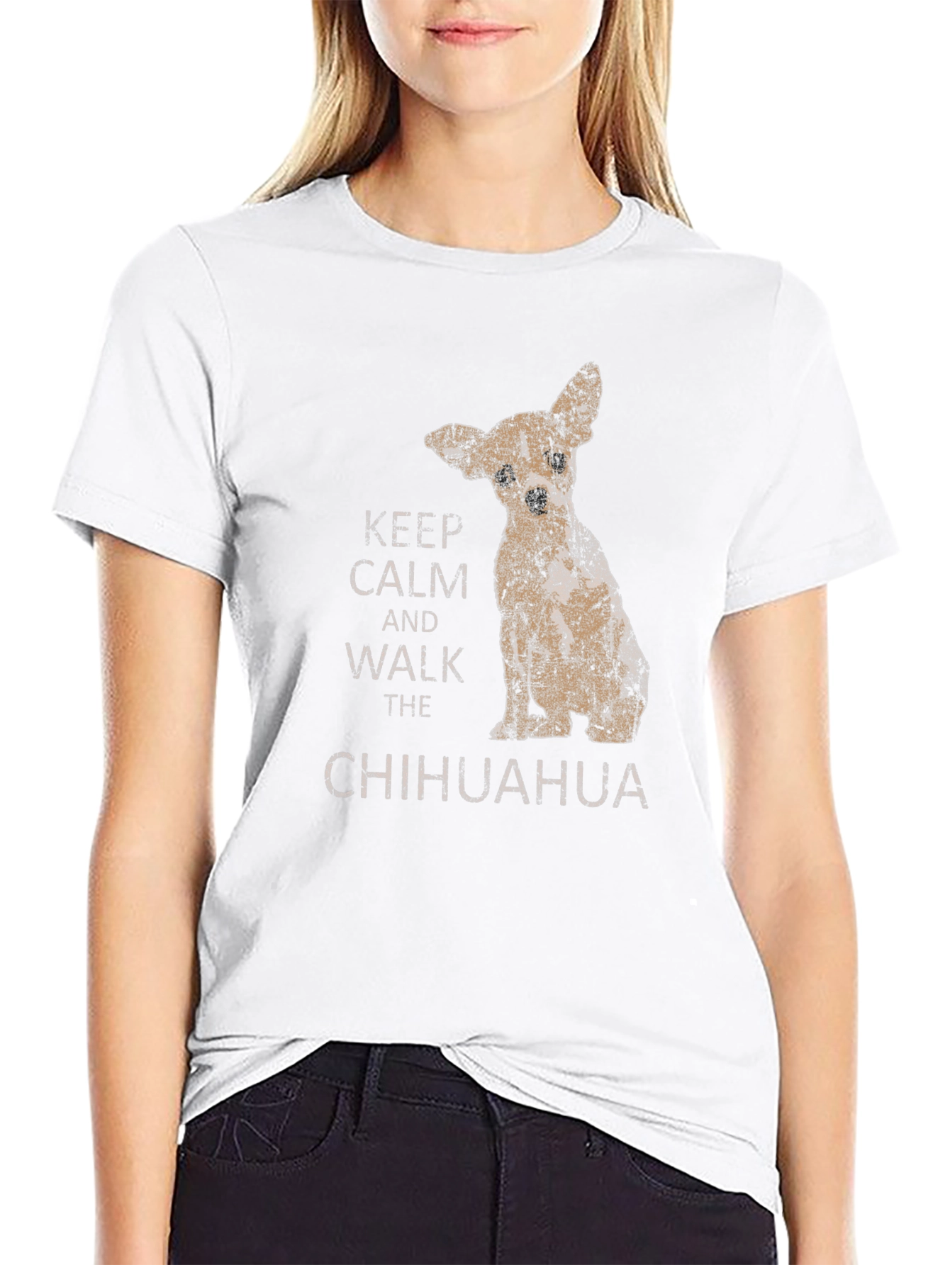 Keep Calm Chihuahua Graphic Tee