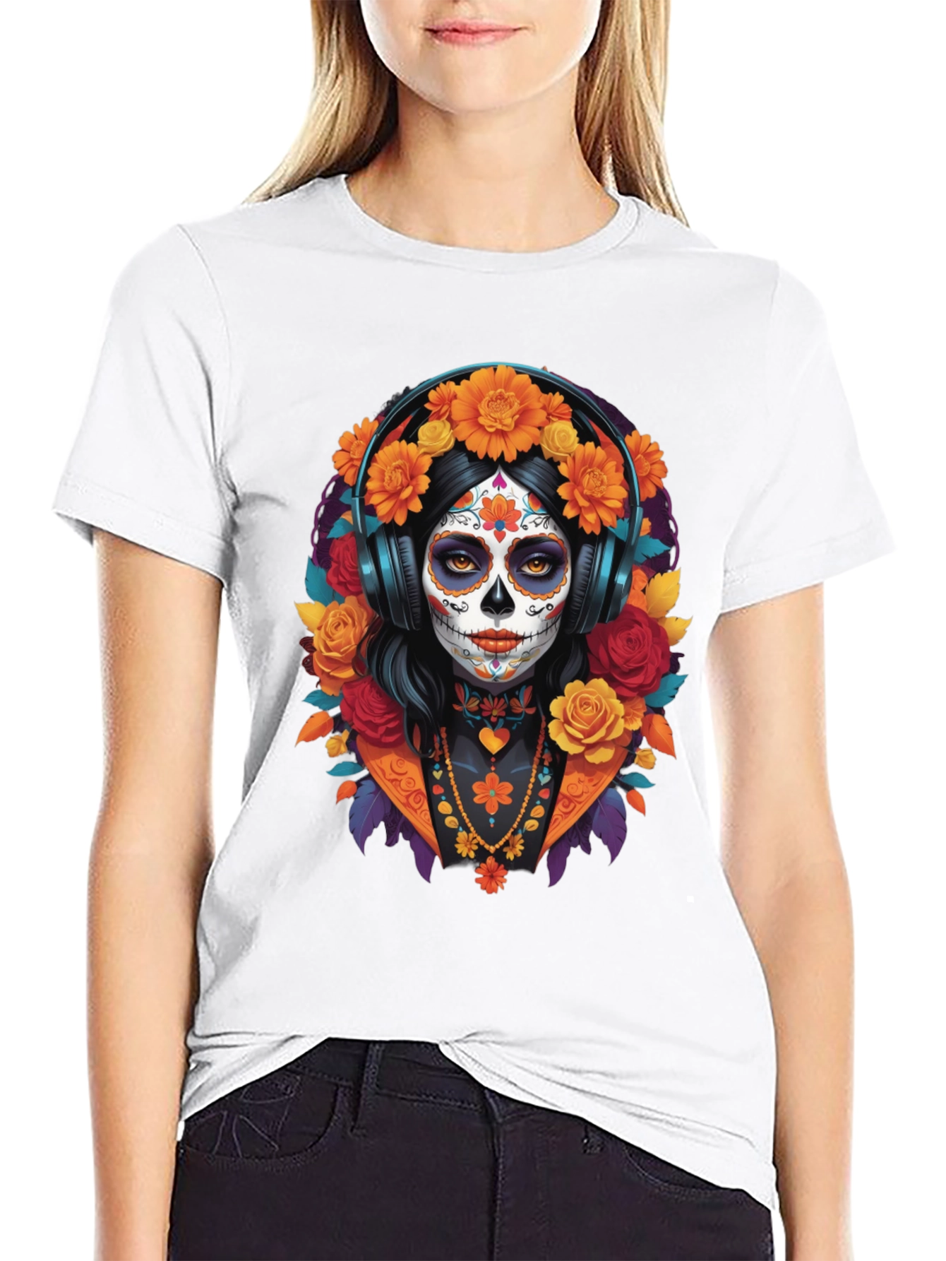 Sugar Skull Woman T-Shirt