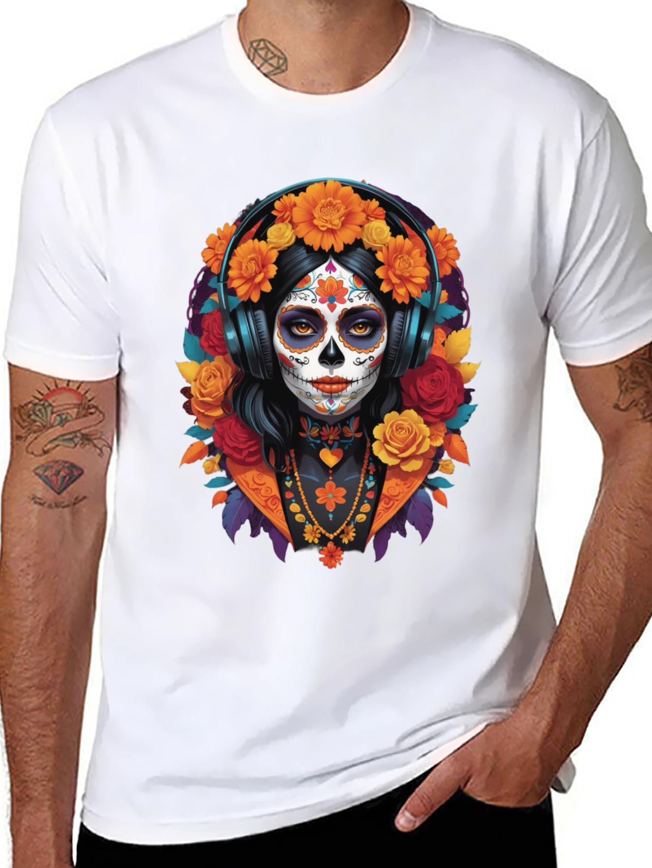 Sugar Skull Woman T-Shirt