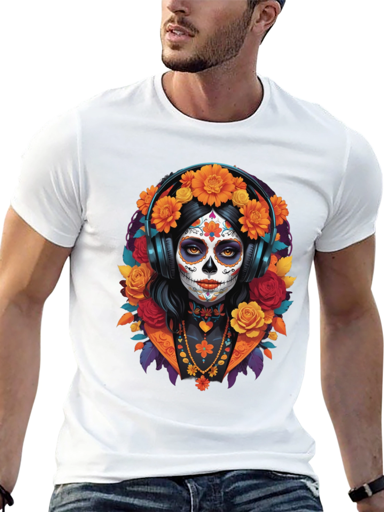 Sugar Skull Woman T-Shirt