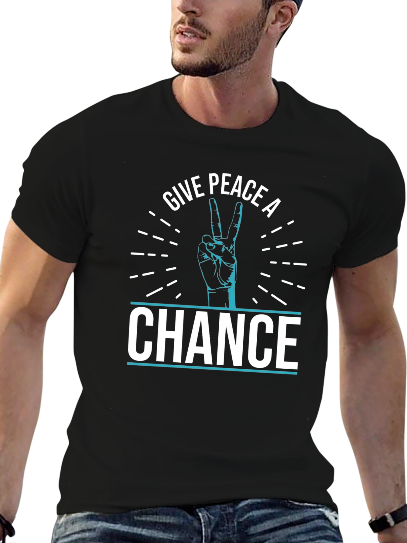 Give Peace A Chance T-Shirt - Stylish Graphic Tee