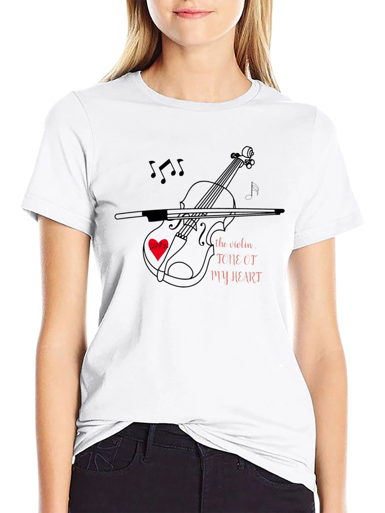 Violin Tune of My Heart Graphic Tee