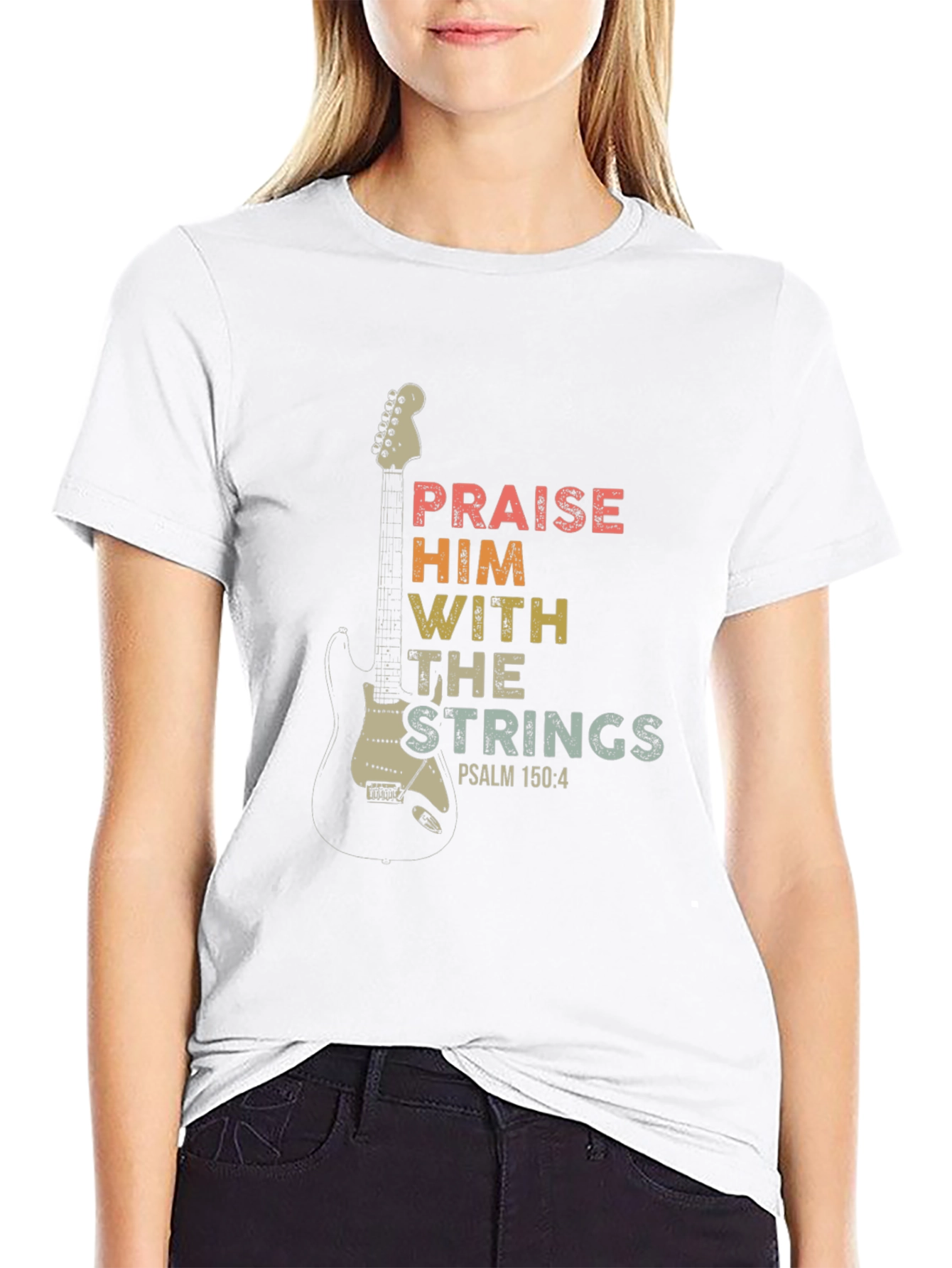 Praise Him With The Strings Graphic Tee