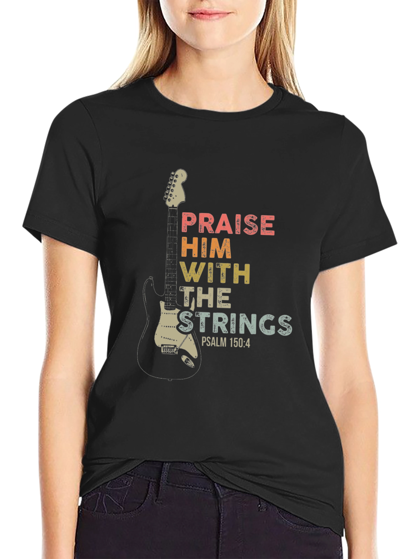 Praise Him With The Strings Graphic Tee